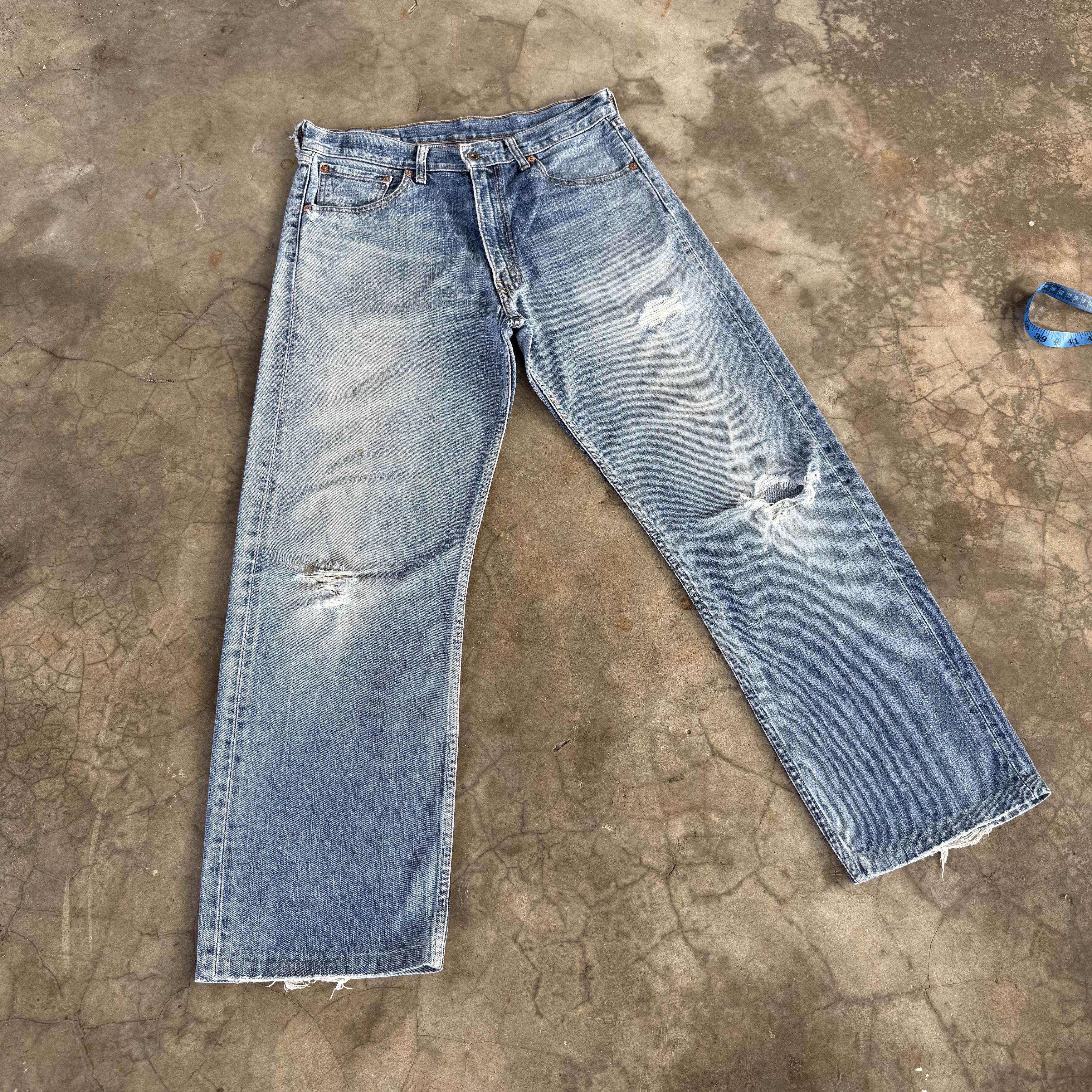 Levi's Vintage Levi's 503 Faded Distressed Denim Jean W32 Size US 32 / EU 48 - 1 Thumbnail