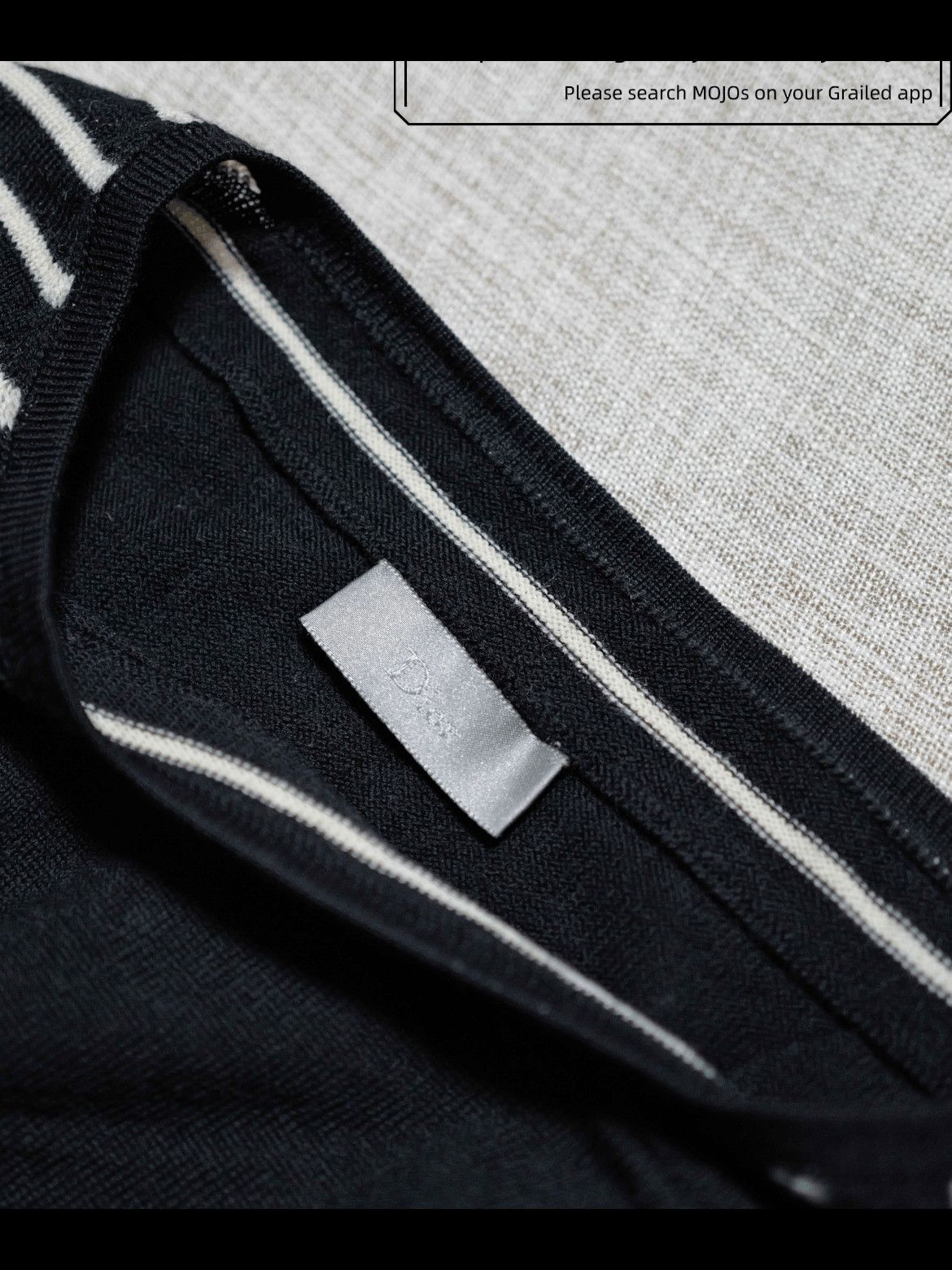 Dior Dior Homme 06AW Upper Stripe Joint Knitwear Size US S / EU 44-46 / 1 - 3 Thumbnail