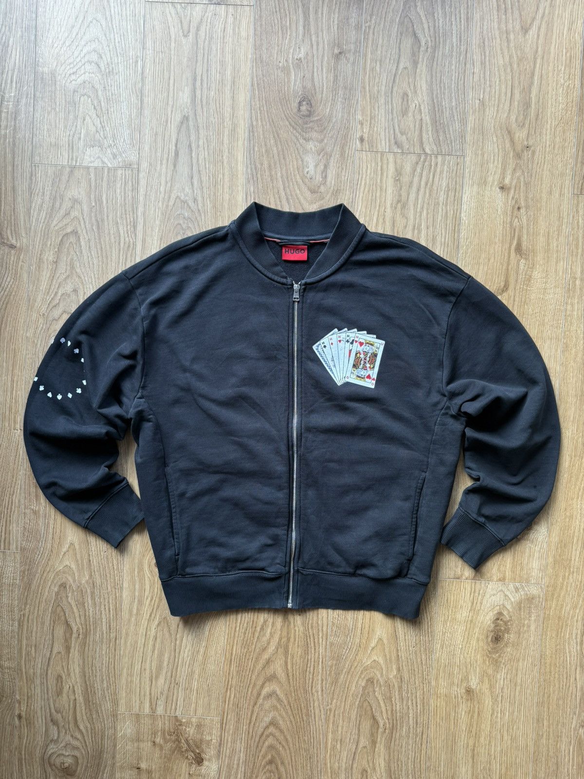 Hugo Boss Hugo Full House Bomber Sweatshirt Black | M-L | Zip Size US M / EU 48-50 / 2 - 6 Thumbnail