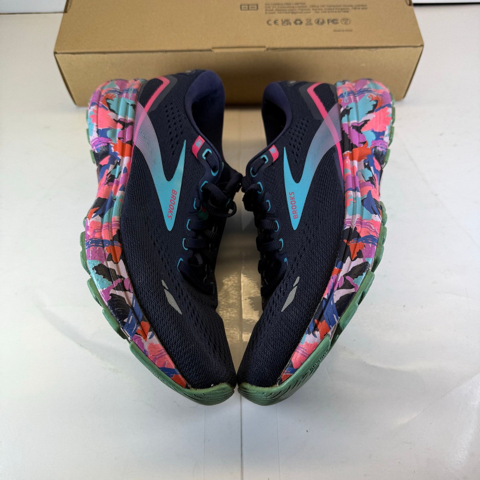 Brooks Brooks Ghost 15 B Medium Purple/Multicolor Size 7 Womens Size US 7 / IT 37 - 5 Thumbnail