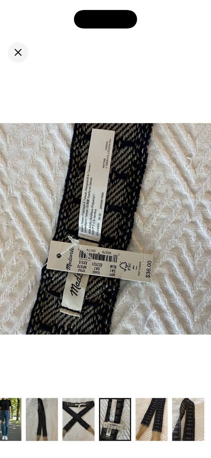 Madewell (MADEWELL) boho belt Size ONE SIZE - 4 Thumbnail