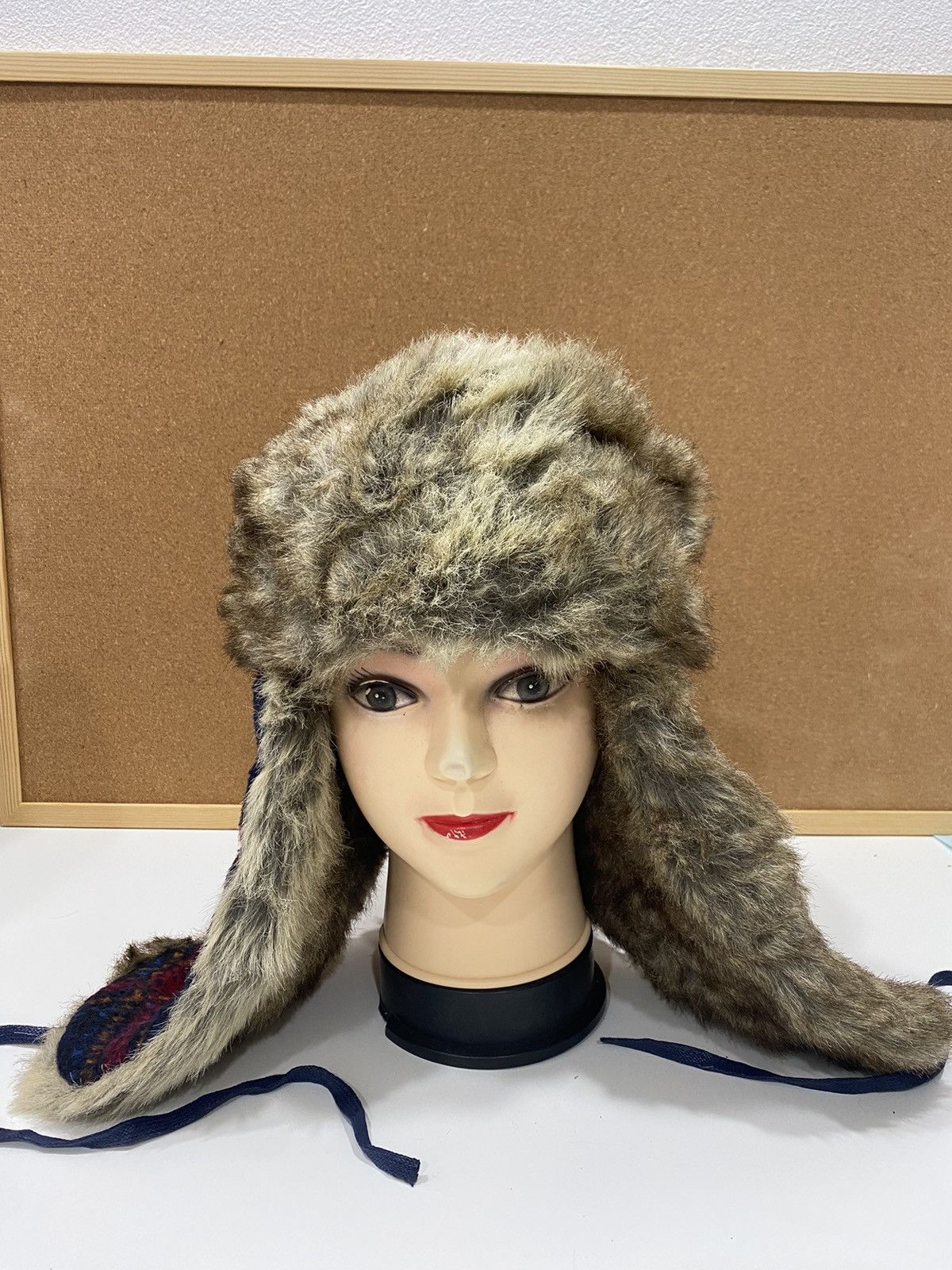 Junya Watanabe × Kangol KANGOL TRAPPER HAT PLAID HAT, WINTER HAT Size ONE SIZE - 1 Thumbnail
