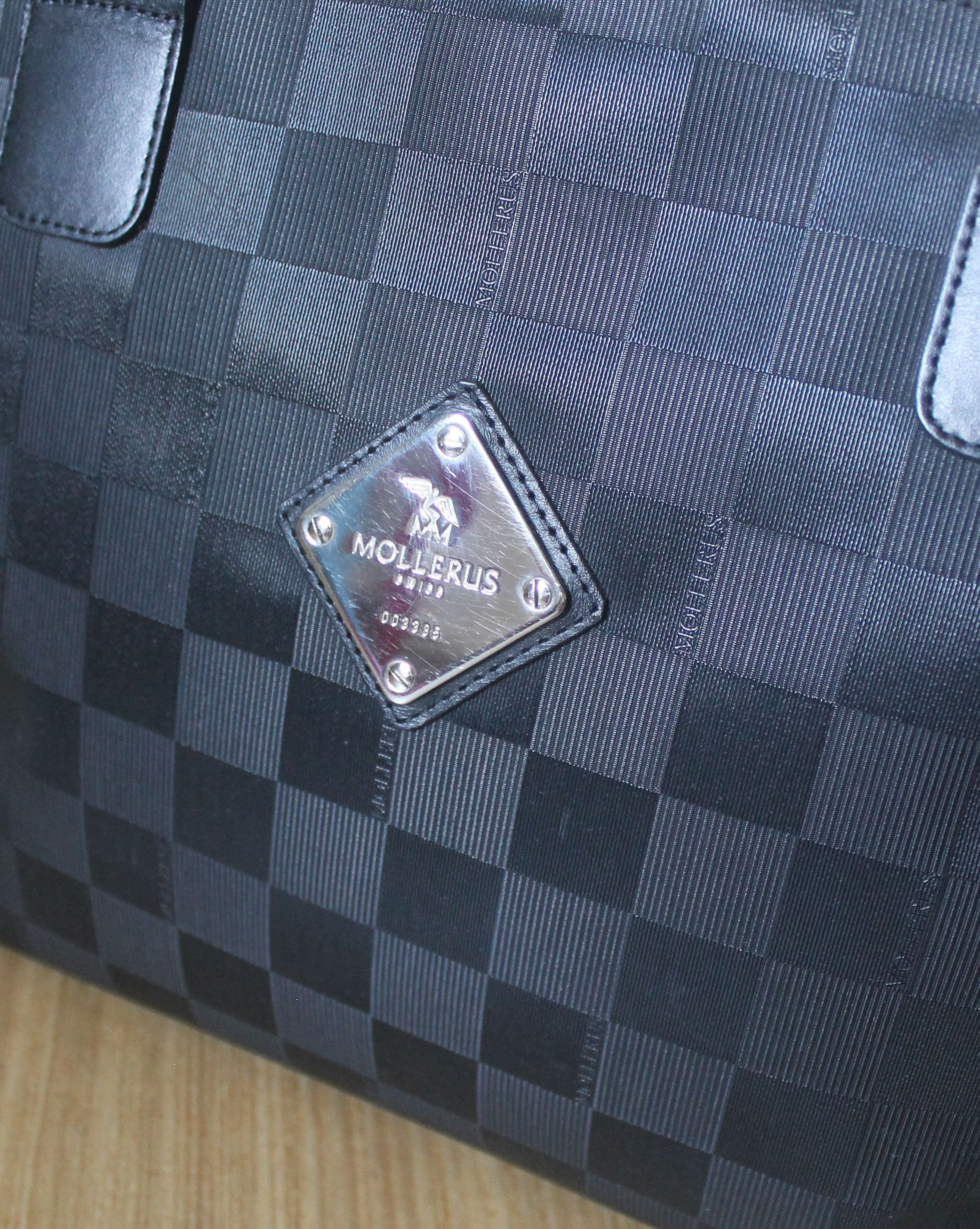 MCM × Maison Mollerus × Vintage Maison Mollerus MM black monogram bag Size ONE SIZE - 4 Thumbnail