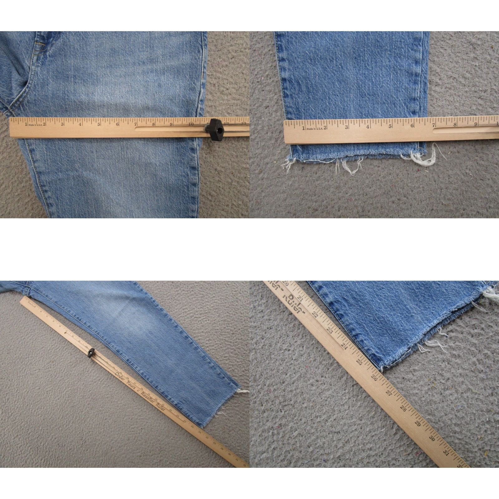 Gap Gap 1969 Slim Boyfriend Jeans Blue Denim Stretch 5-Pocket Size 10/30R Regular Women Size 32" / US 10 / IT 46 - 8 Thumbnail
