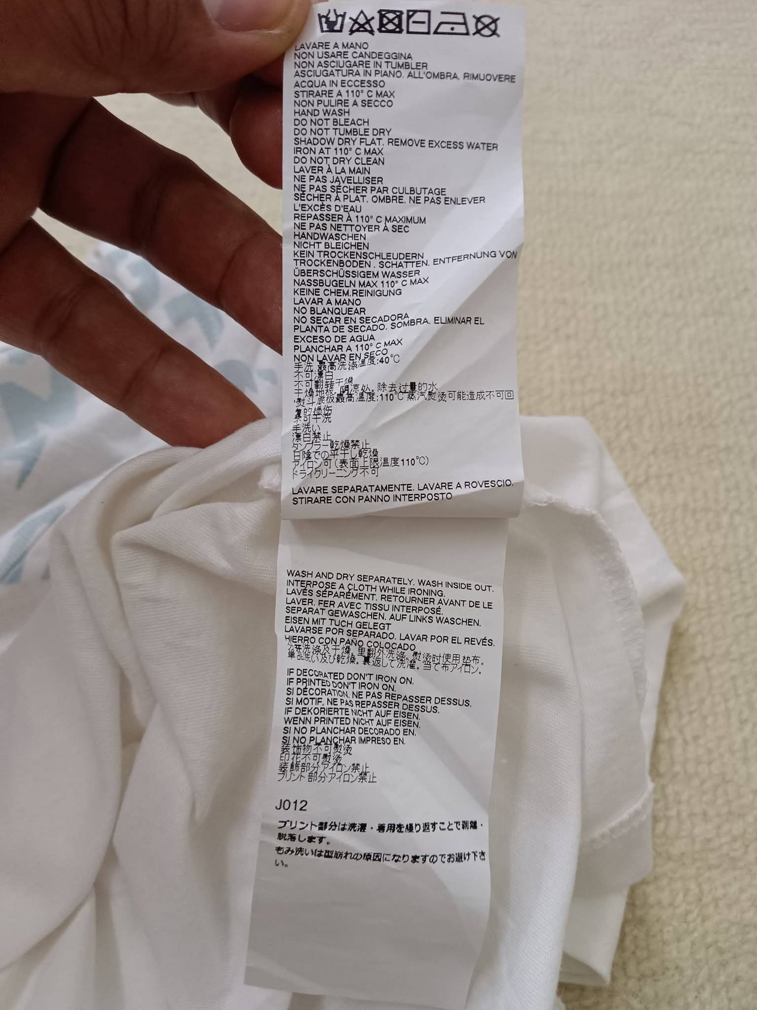 Maison Margiela Maison Martin Margiela MM6 Printed Tshirt Size S / US 4 / IT 40 - 7 Thumbnail