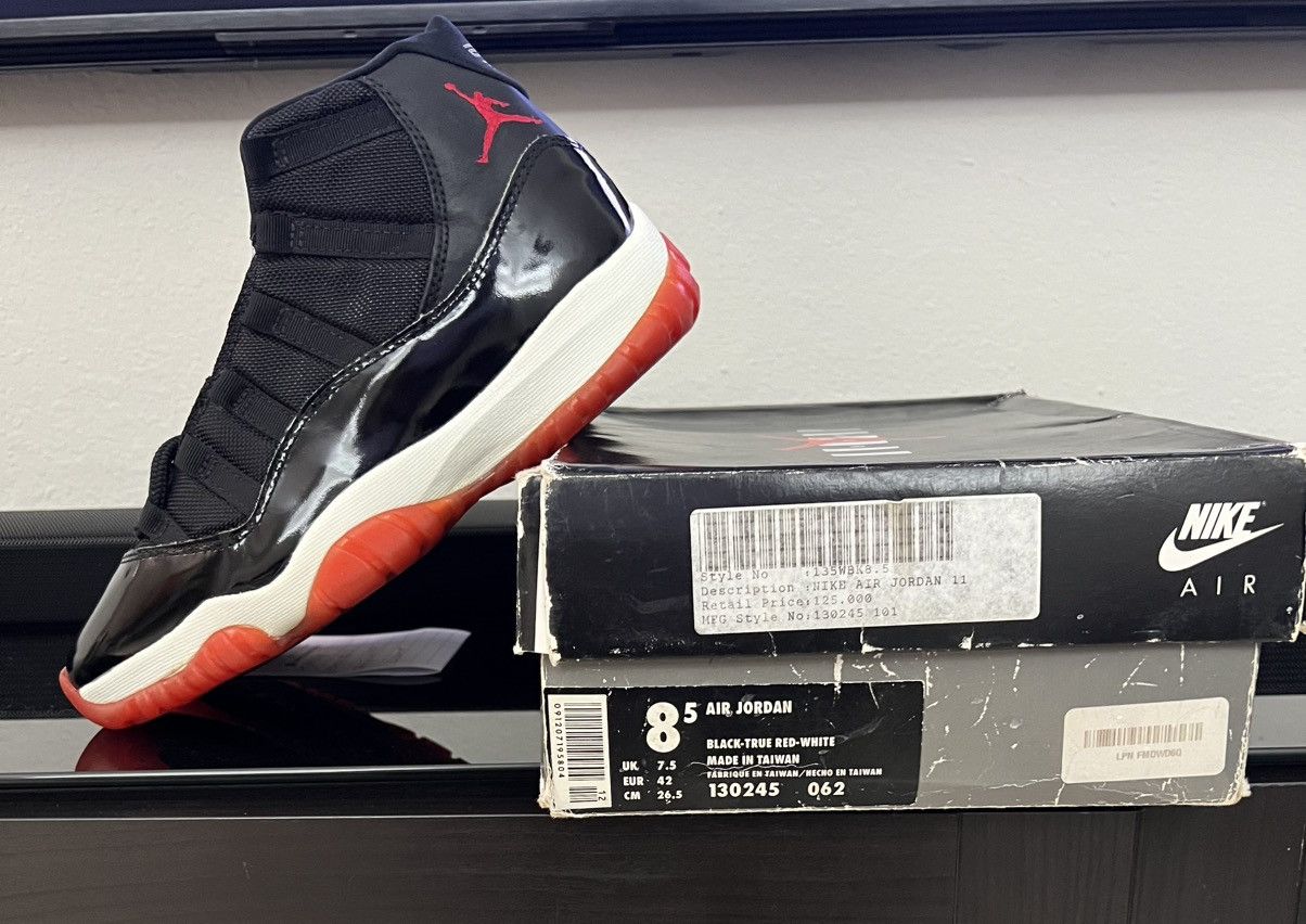 Jordan Brand Nike air jordan 11 bred 1996 OG Size US 8.5 / EU 41-42 - 23 Thumbnail