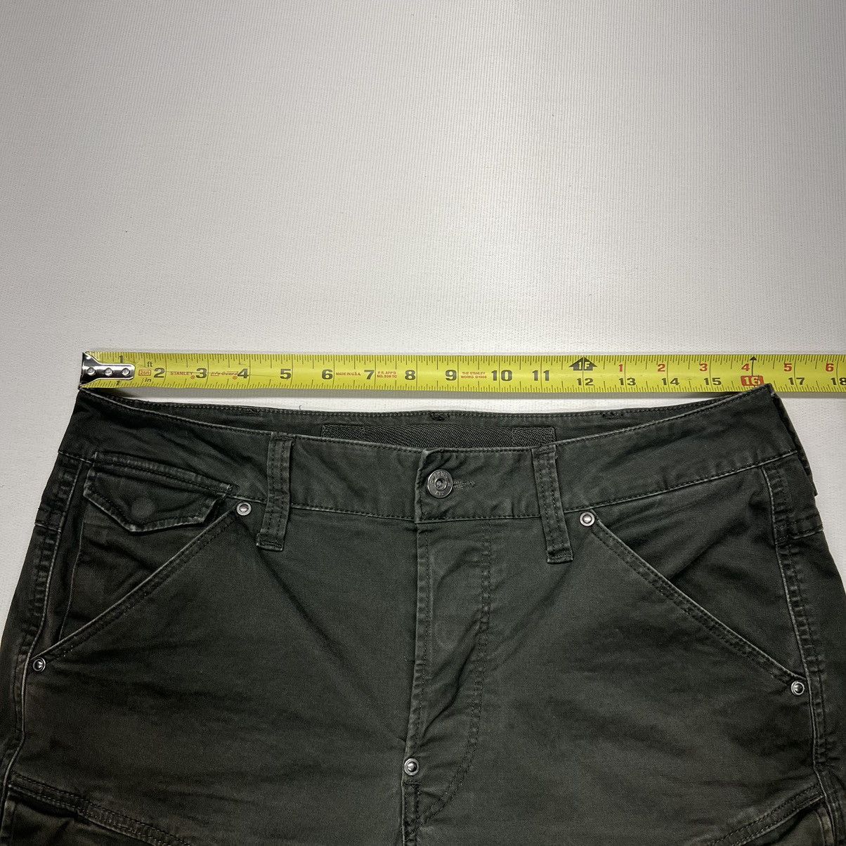 G-Star G Star Raw Pants Green Cargo Air Defence 5620 3D Skinny Size US 31 - 22 Thumbnail
