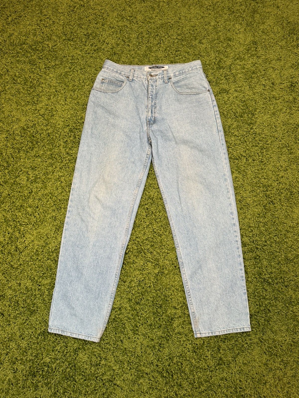 Anchor Blue × Vintage Vintage Anchor Blue Baggy Denim Jeans Size US 33 - 1 Thumbnail