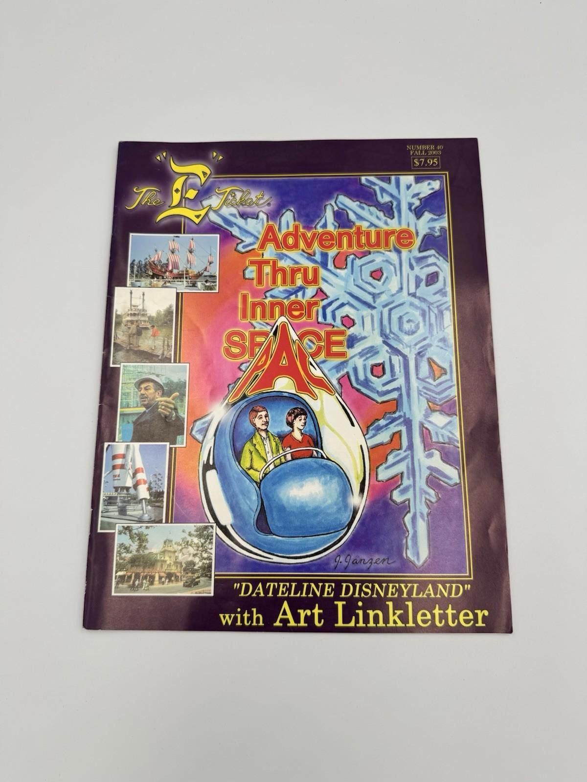 Designer LOT of 6 E-Ticket Magazines - various 2002-2006 Disneyland Size ONE SIZE - 3 Thumbnail