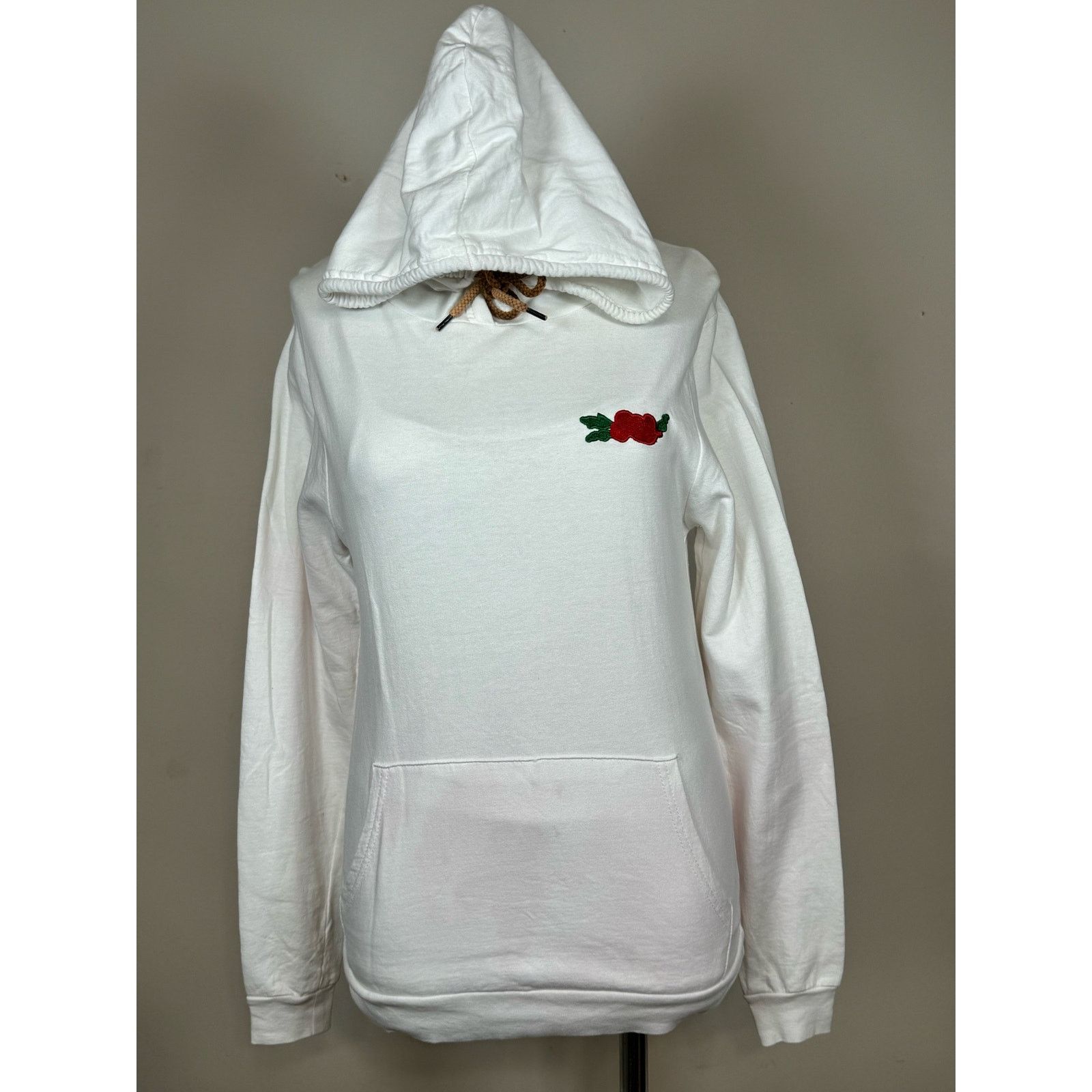 Unknown London On Fire White Hoodie Pullover Jacket Women Size M USED Size M / US 6-8 / IT 42-44 - 1 Thumbnail