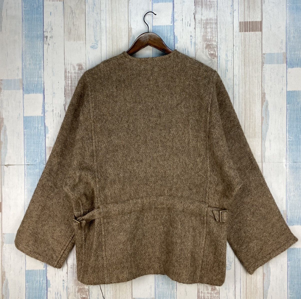 Designer × Vintage Vintage Christian Aujard Paris Wool Cardigan Jacket Size US L / EU 52-54 / 3 - 2 Thumbnail