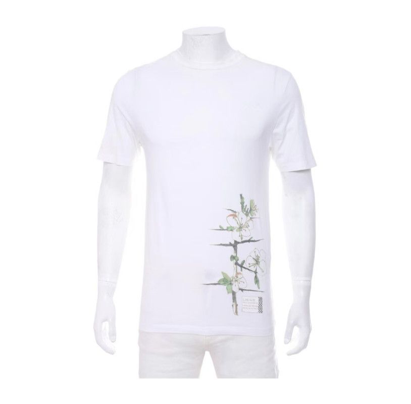 Loewe Summer White Cotton Short Sleeve T-Shirt 0089
