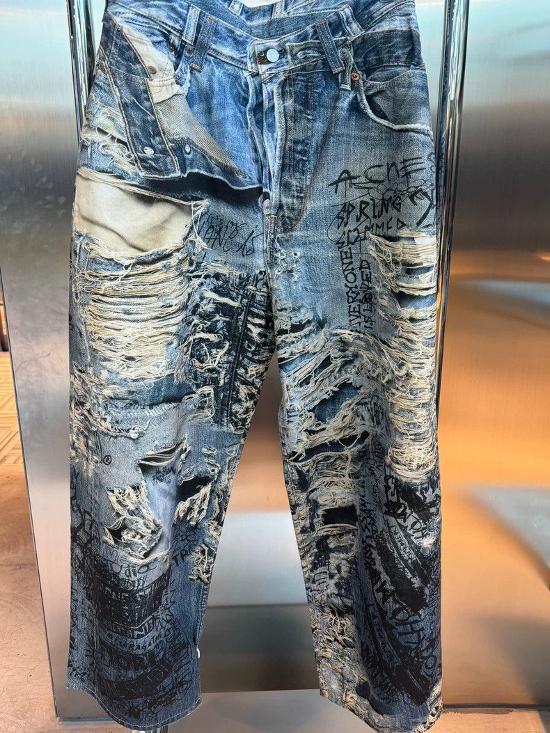 Acne Studios acne studios 3d printed jeans 2502-Nextarrow Size US 30 / EU 46 - 1 Thumbnail