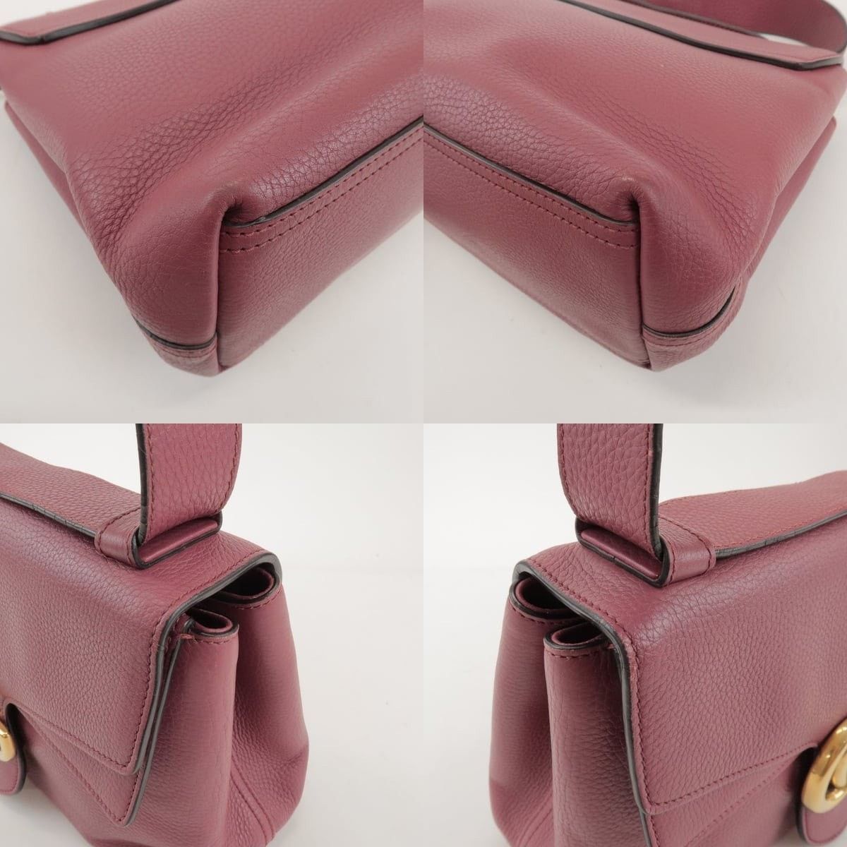 Gucci Gucci GG Marmont Leather Shoulder Bag Pink Size ONE SIZE - 5 Thumbnail