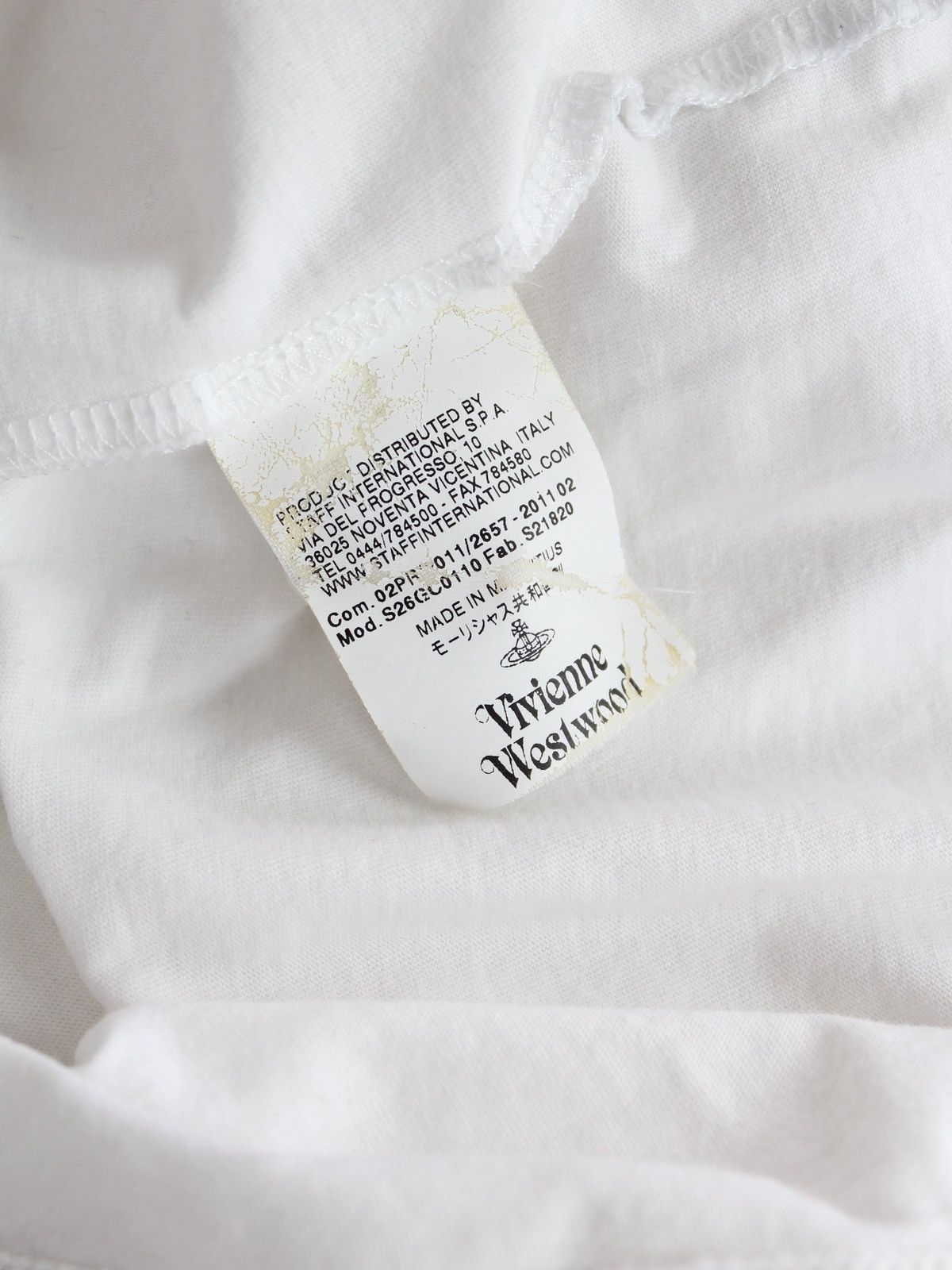 Vivienne Westwood Vivienne Westwood Red Label Ss’11 T-shirt Size XS / US 0-2 / IT 36-38 - 6 Thumbnail