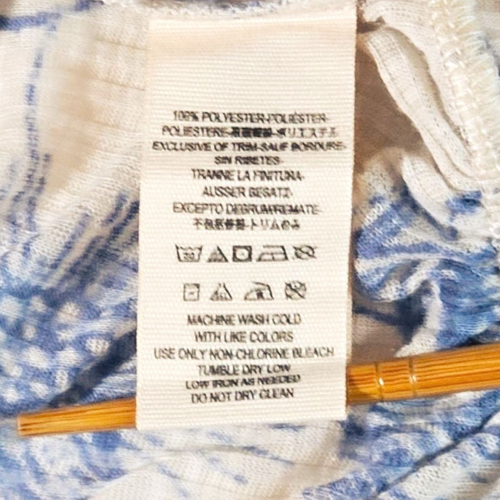 Free People EUC Free People One Dance Top Sz. XS [0-2] Cream Blue Size XS / US 0-2 / IT 36-38 - 8 Thumbnail