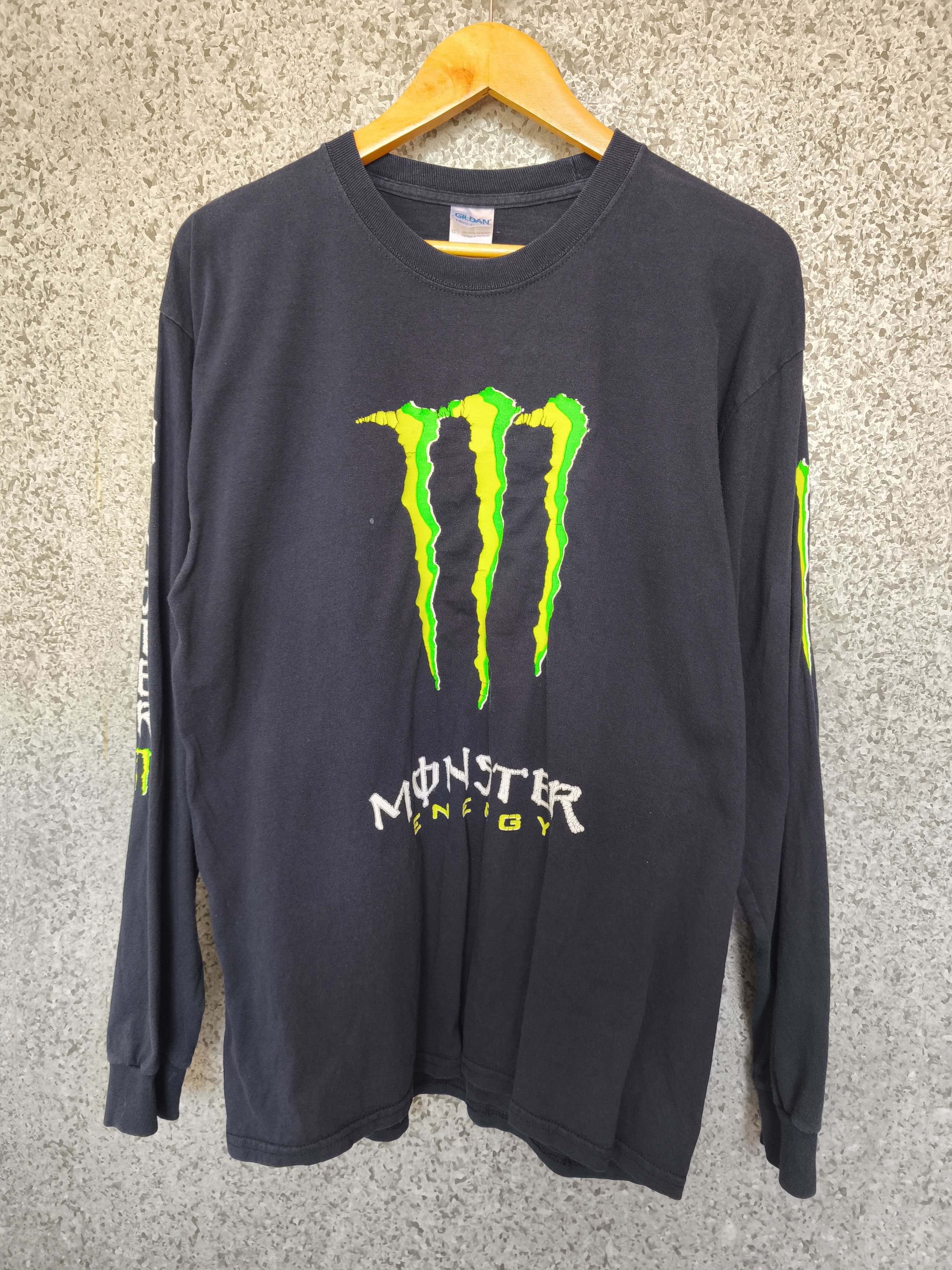 Vintage 🔥 Vintage y2k Monster Energy t shirt long sleeve FTP Size US L / EU 52-54 / 3 - 1 Thumbnail