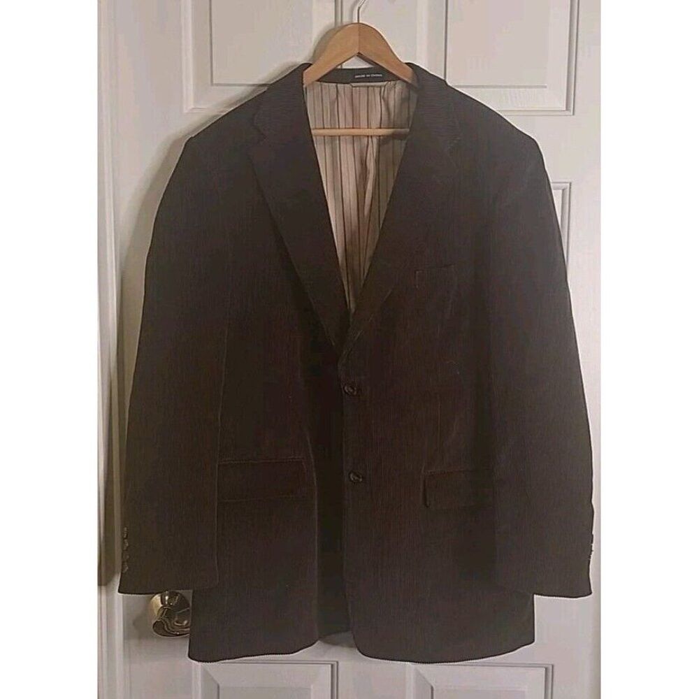 Other Mens Corduroy Statement Brown Blazer EUC 46 Academia Size 46R - 1 Thumbnail