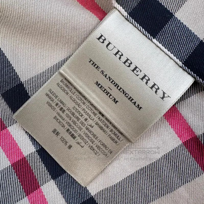 Burberry Burberry Women's Khaki Trench Coat. Size L / US 10 / IT 46 - 8 Thumbnail