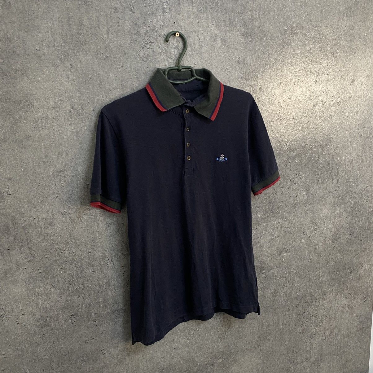 Vivienne Westwood Vivienne Westwood Polo T Shirt Vintage Small Orb Logo Luxury Size US L / EU 52-54 / 3 - 3 Thumbnail