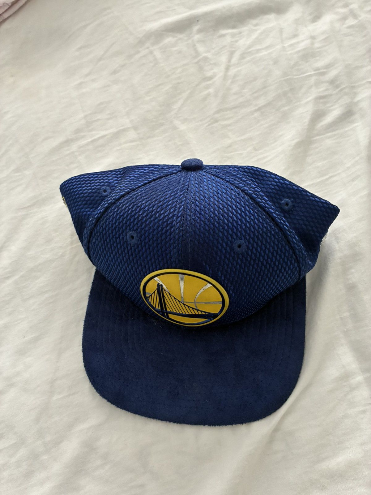 New Era Golden State Warriors blue NBA hat Size ONE SIZE - 2 Thumbnail