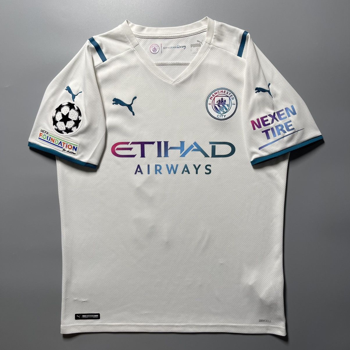 Puma × Vintage MAN CITY PUMA 2021/2022 FOOTBALL AWAY JERSEY #3 RUBEN DIAS Size US M / EU 48-50 / 2 - 2 Thumbnail