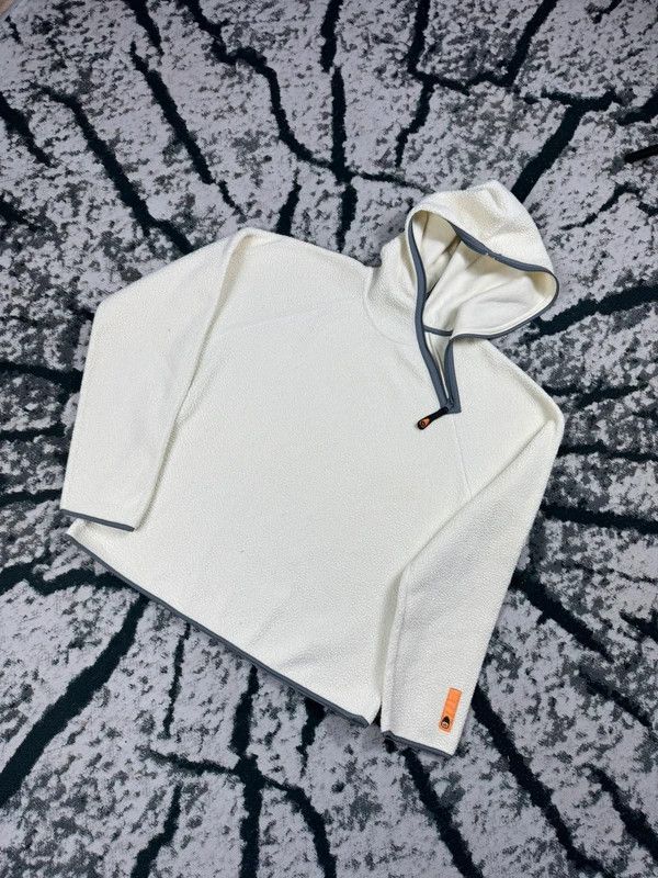 Nike Vintage Nike fleece white cream M logo 00 Size M / US 6-8 / IT 42-44 - 2 Thumbnail