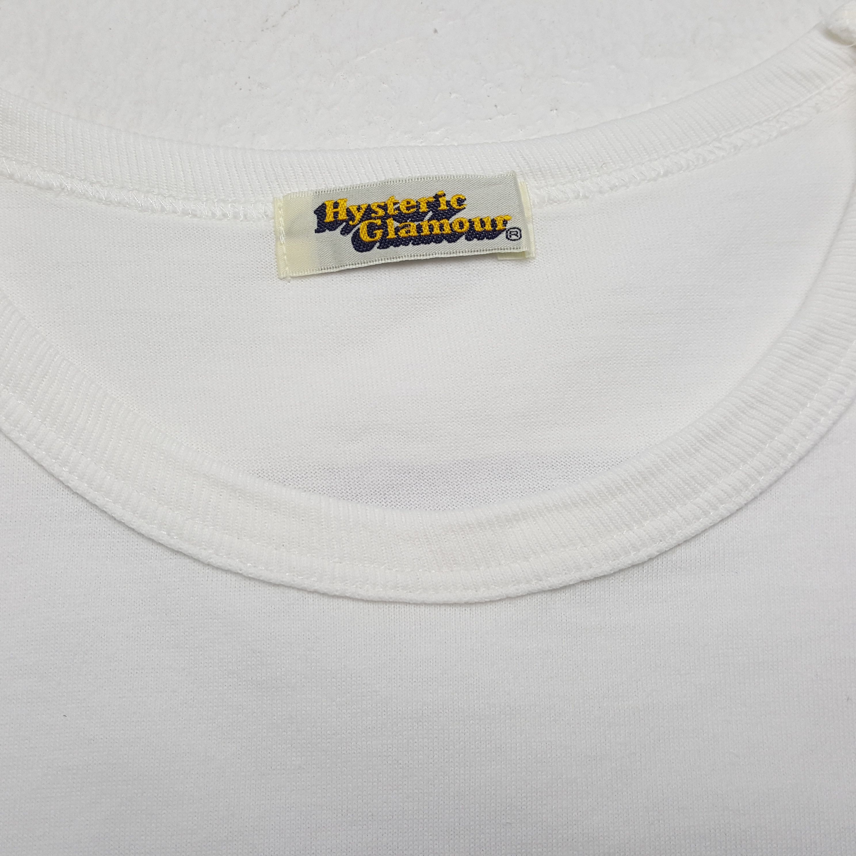 Hysteric Glamour × Japanese Brand × Vintage Vintage HYSTERIC GLAMOUR Japanese Fashion Brand T-Shirt Size XS / US 0-2 / IT 36-38 - 8 Thumbnail