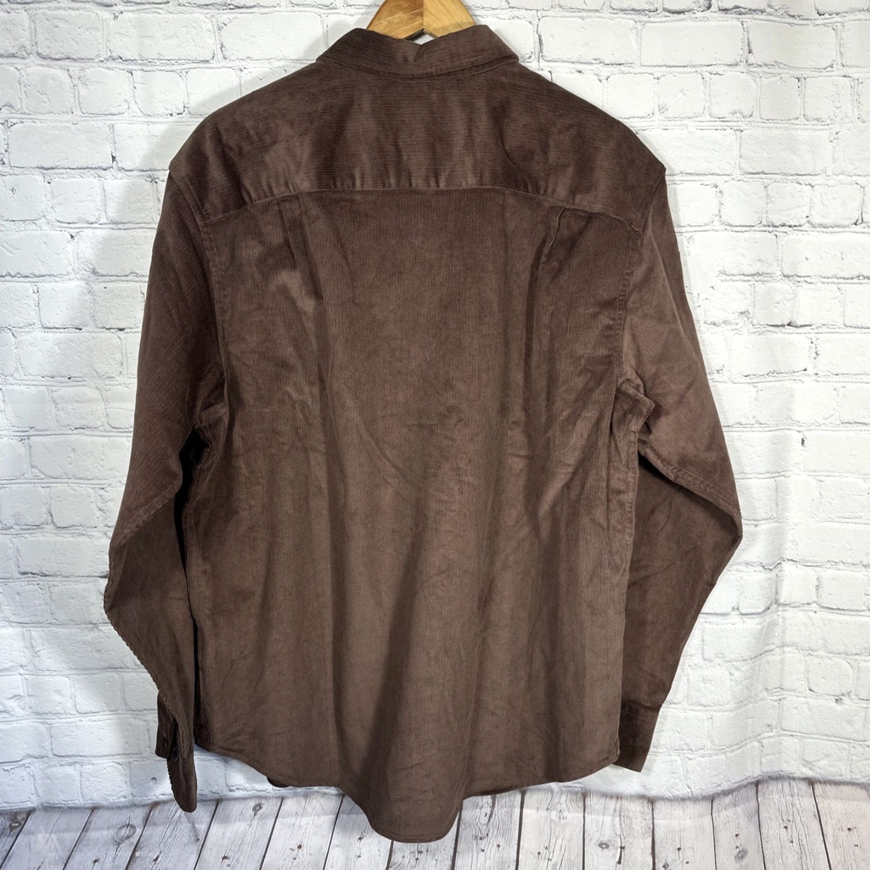 Rag & Bone Rag & Bone Corduroy Shirt Mens M Mateo Button-Down NWT Brown Solid Long Sleeve Slim Fit Button-Up 298 Size US M / EU 48-50 / 2 - 5 Thumbnail