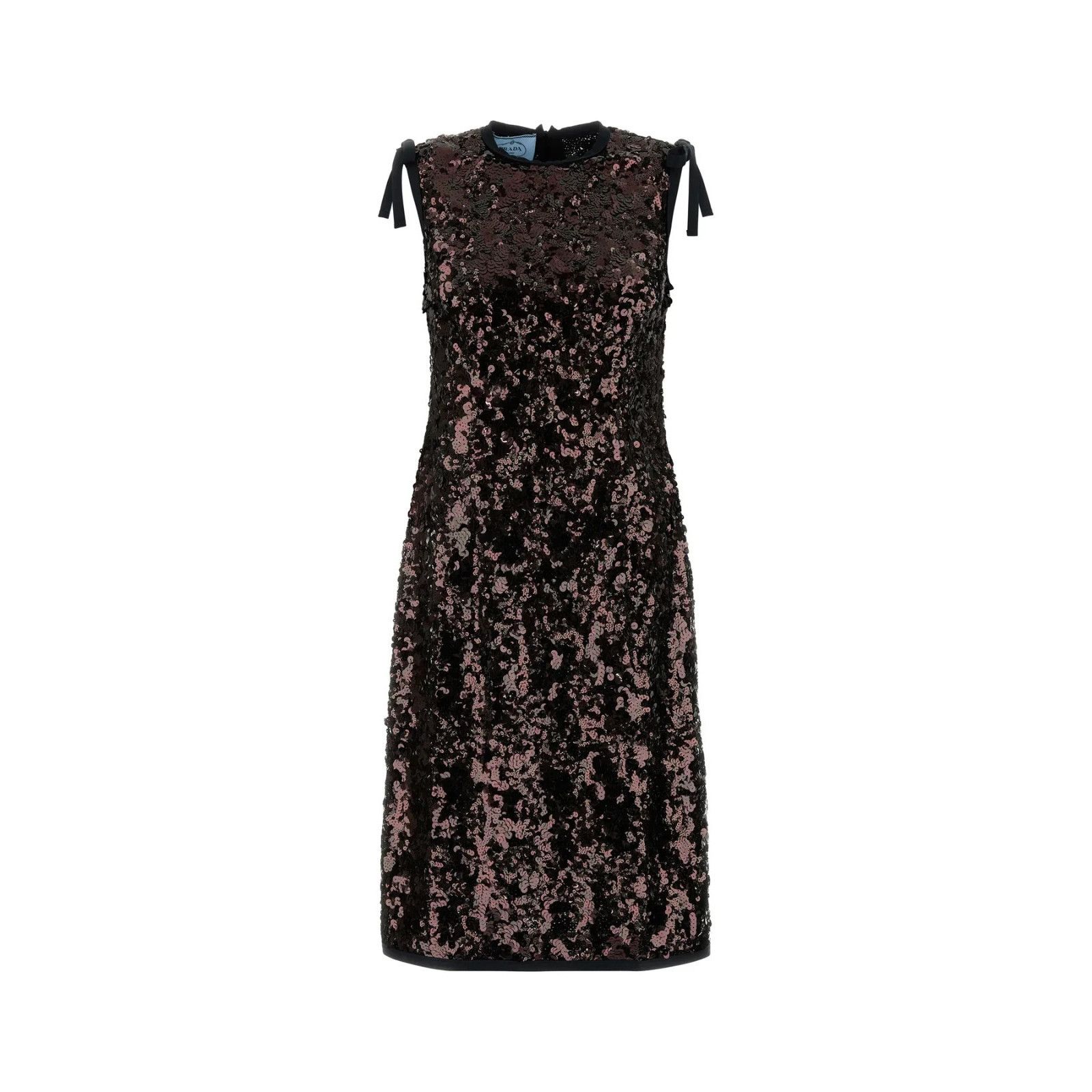 PRADA Brown Sequins Dress New And Authentic (Women's size:42
