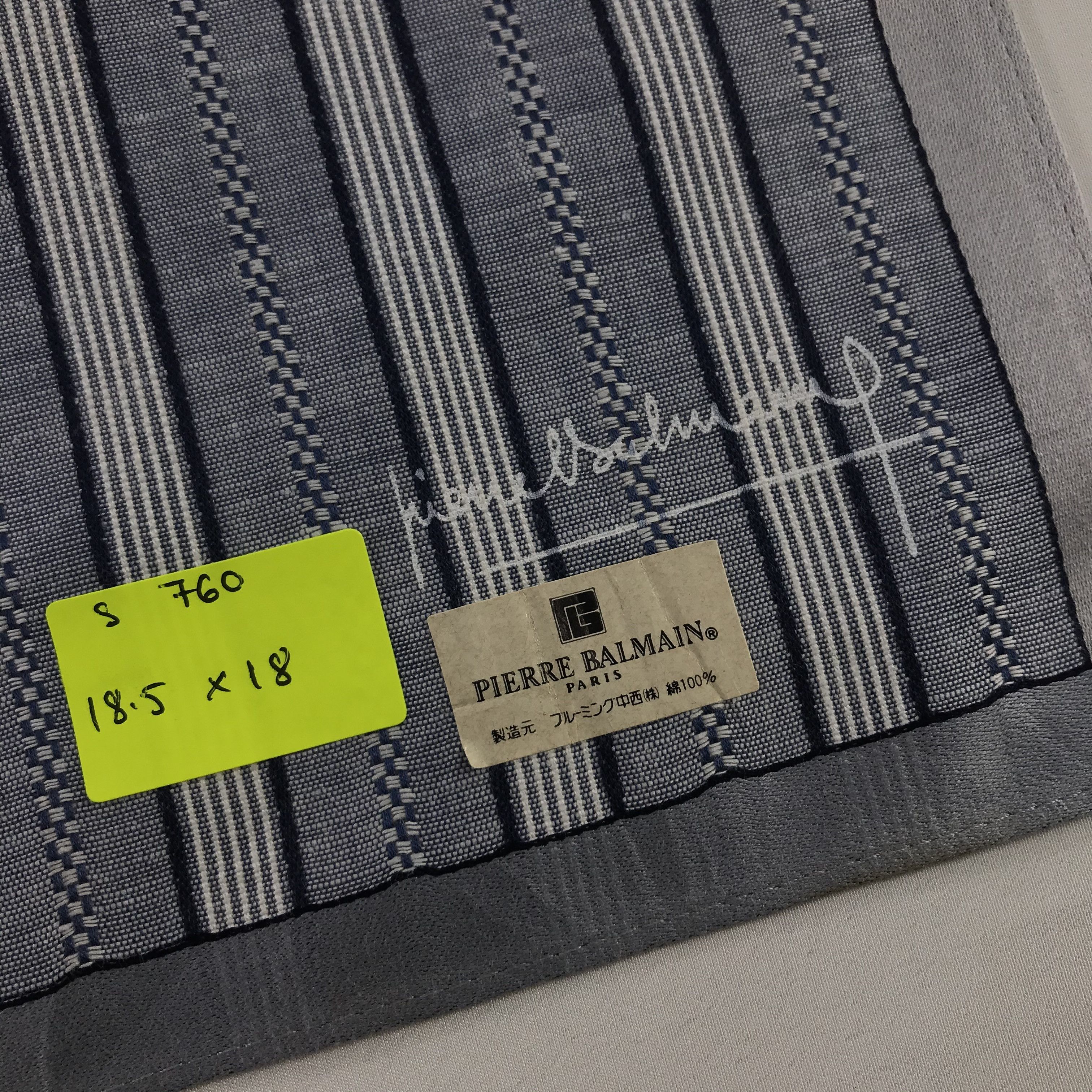 Pierre Balmain × Vintage Pierre Balmain Bandana / Handkerchief / Neckerchief - S760 Size ONE SIZE - 5 Thumbnail
