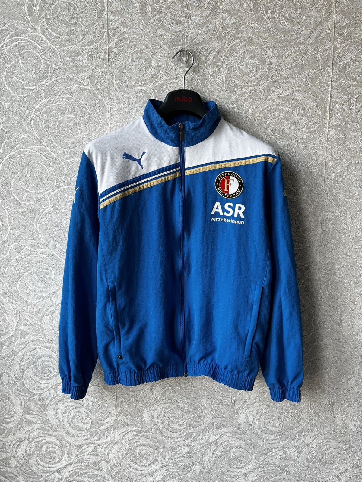 Puma Feyenoord Rotterdam FC Football Puma Blue Track Jacket M sz Size US M / EU 48-50 / 2 - 1 Thumbnail