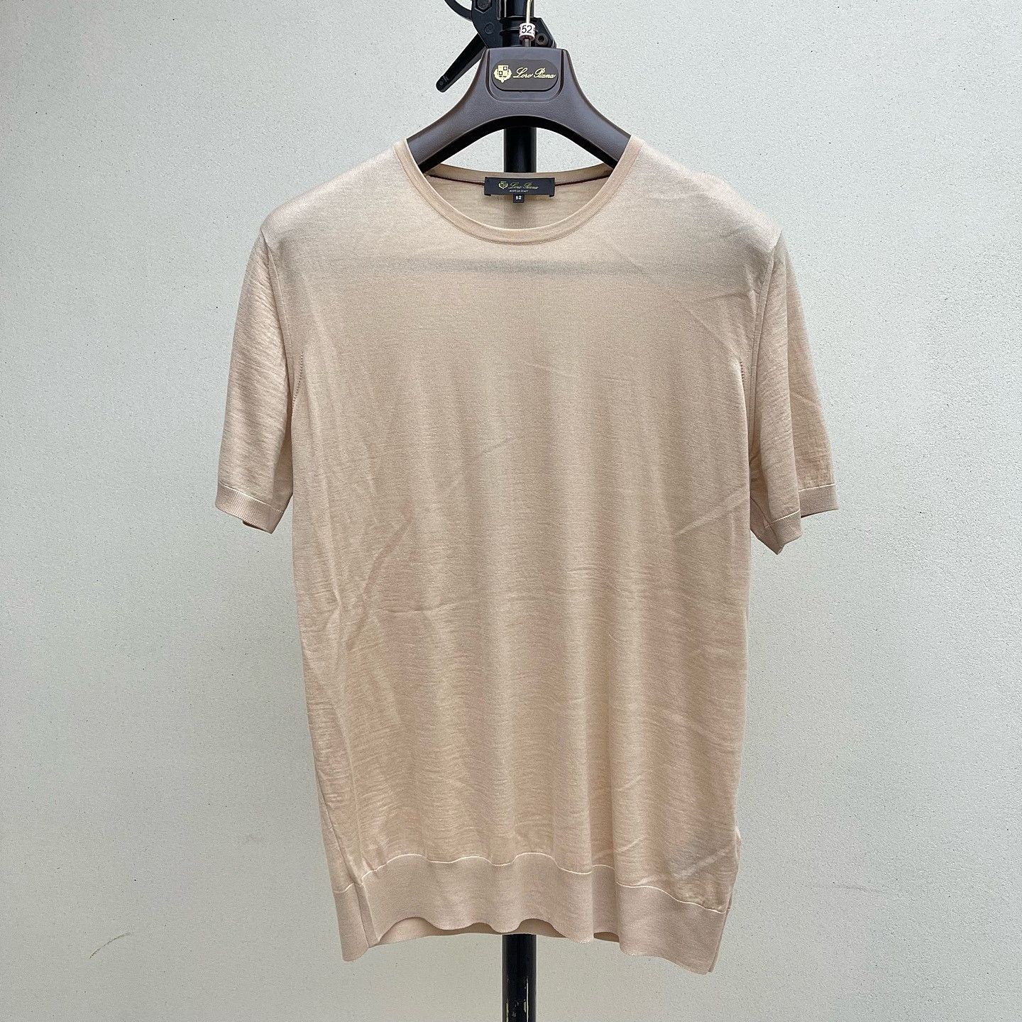 Loro Piana Loro Piana Virgin Wool Short Sleeve T-Shirt Size 52 Size US L / EU 52-54 / 3 - 1 Thumbnail