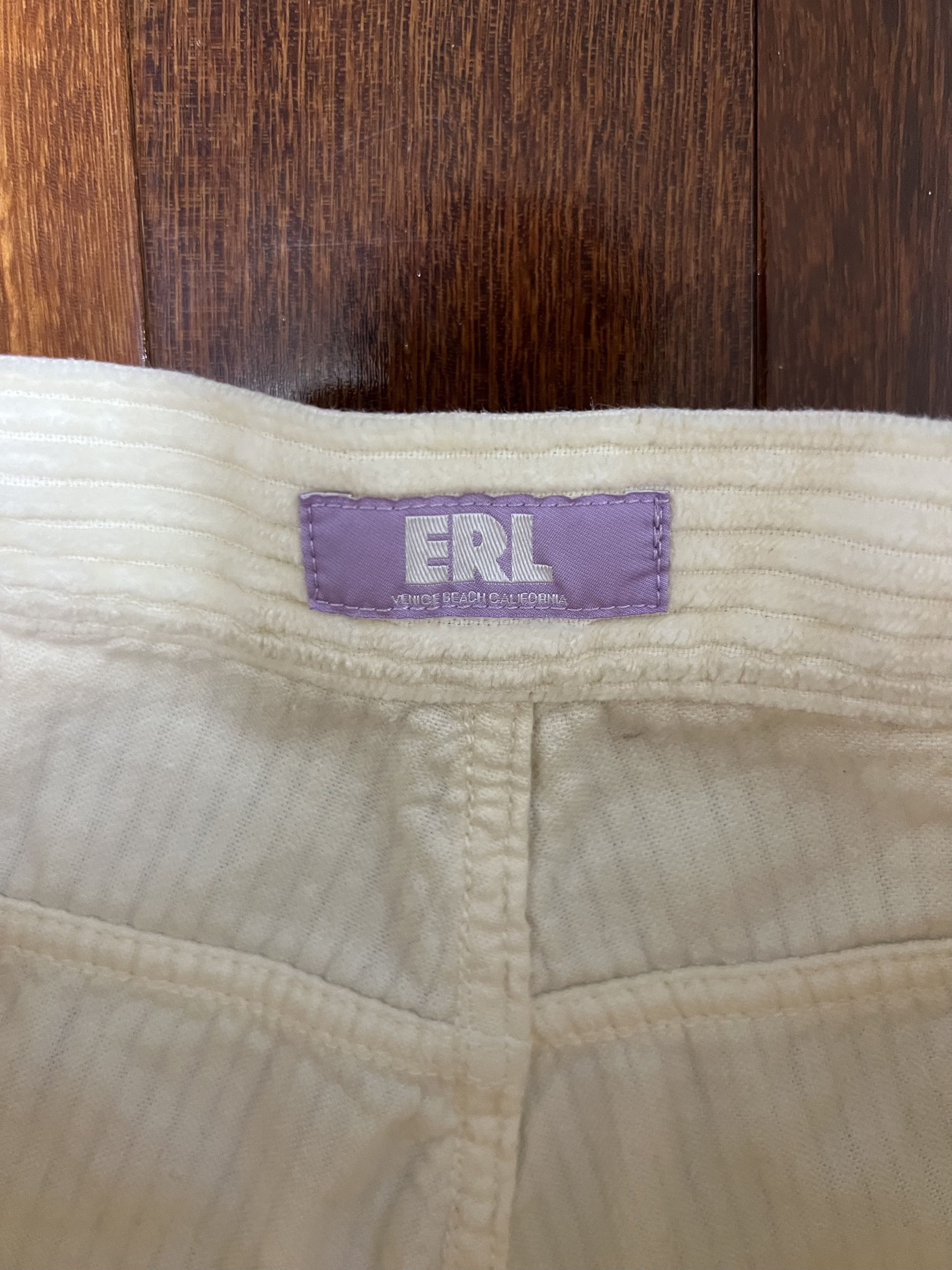 ERL 💚 SS20 ERL Flared Corduroy Pants White Large NEW Size US 32 / EU 48 - 8 Thumbnail
