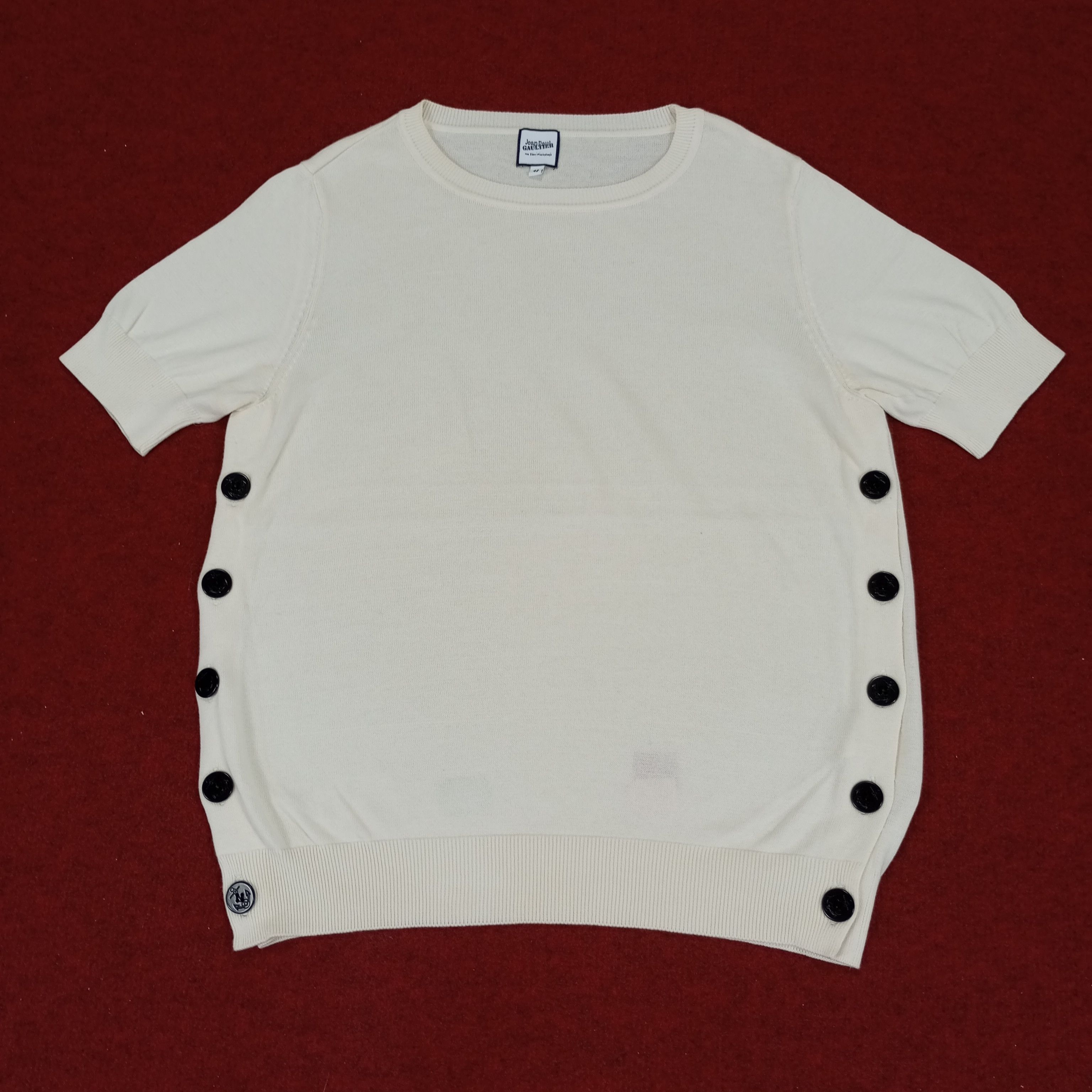 Designer × Jean Paul Gaultier × Vintage Jean Paul Gaultier Fashion Style Tshirt Size M / US 6-8 / IT 42-44 - 1 Thumbnail