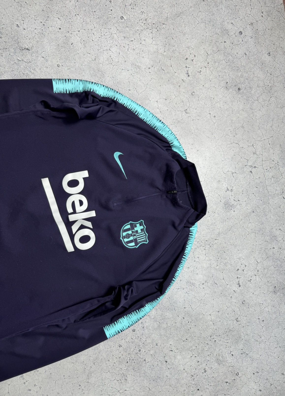Nike Nike Dri-Fit FC Barcelona Training Jacket 1/4 Zip Track Top Size US L / EU 52-54 / 3 - 5 Thumbnail