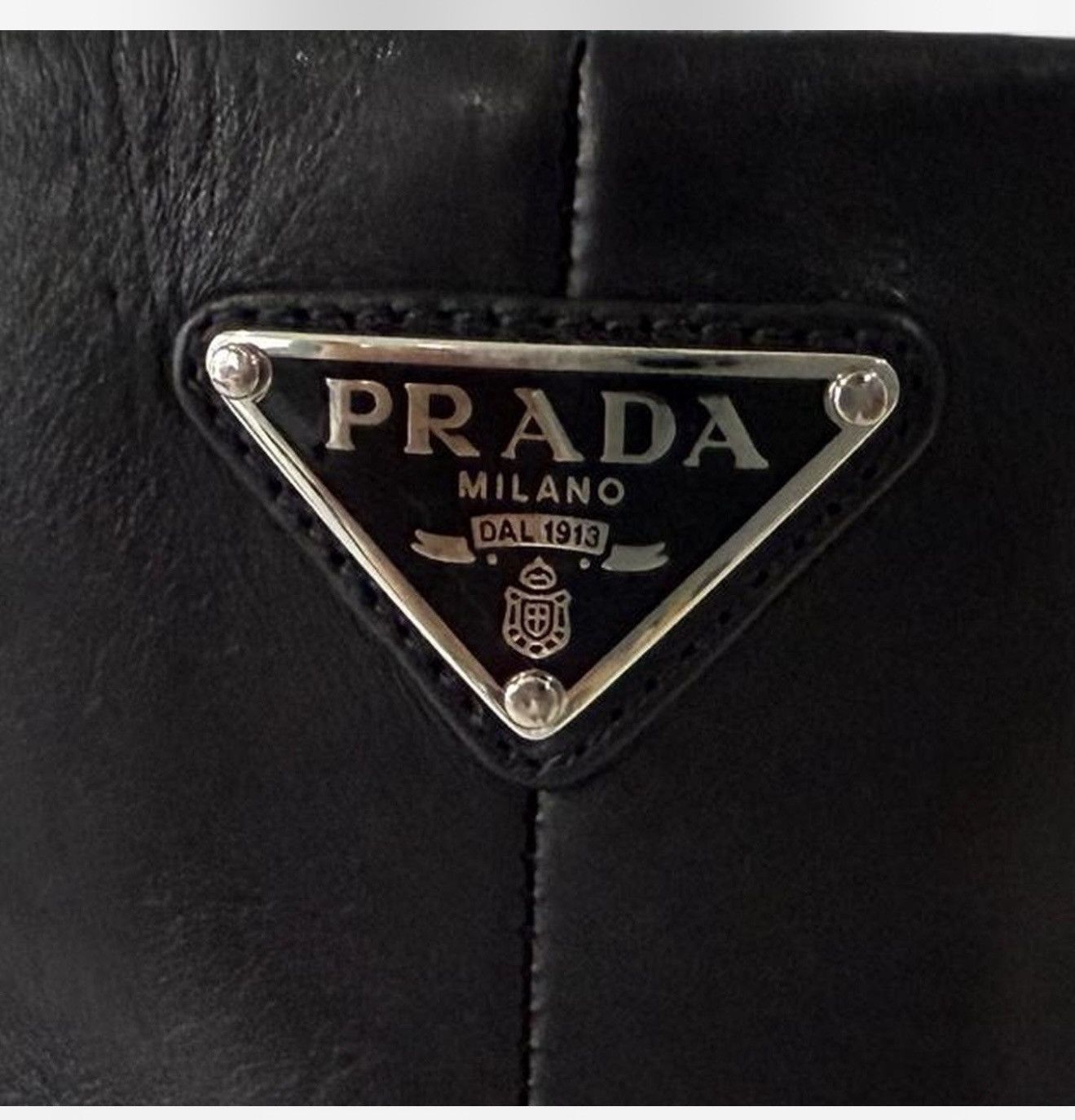 Prada Prada Black Leather Ankle Boots - Size 36.5 with Box Size US 6 / IT 36 - 6 Thumbnail