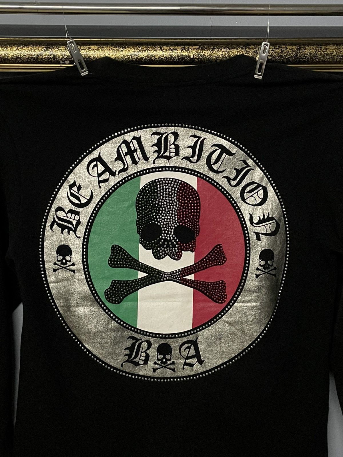 Japanese Brand Vintage Japan Designer Be Ambitions Skull Diamond Pop-Punk Size US XS / EU 42 / 0 - 3 Thumbnail