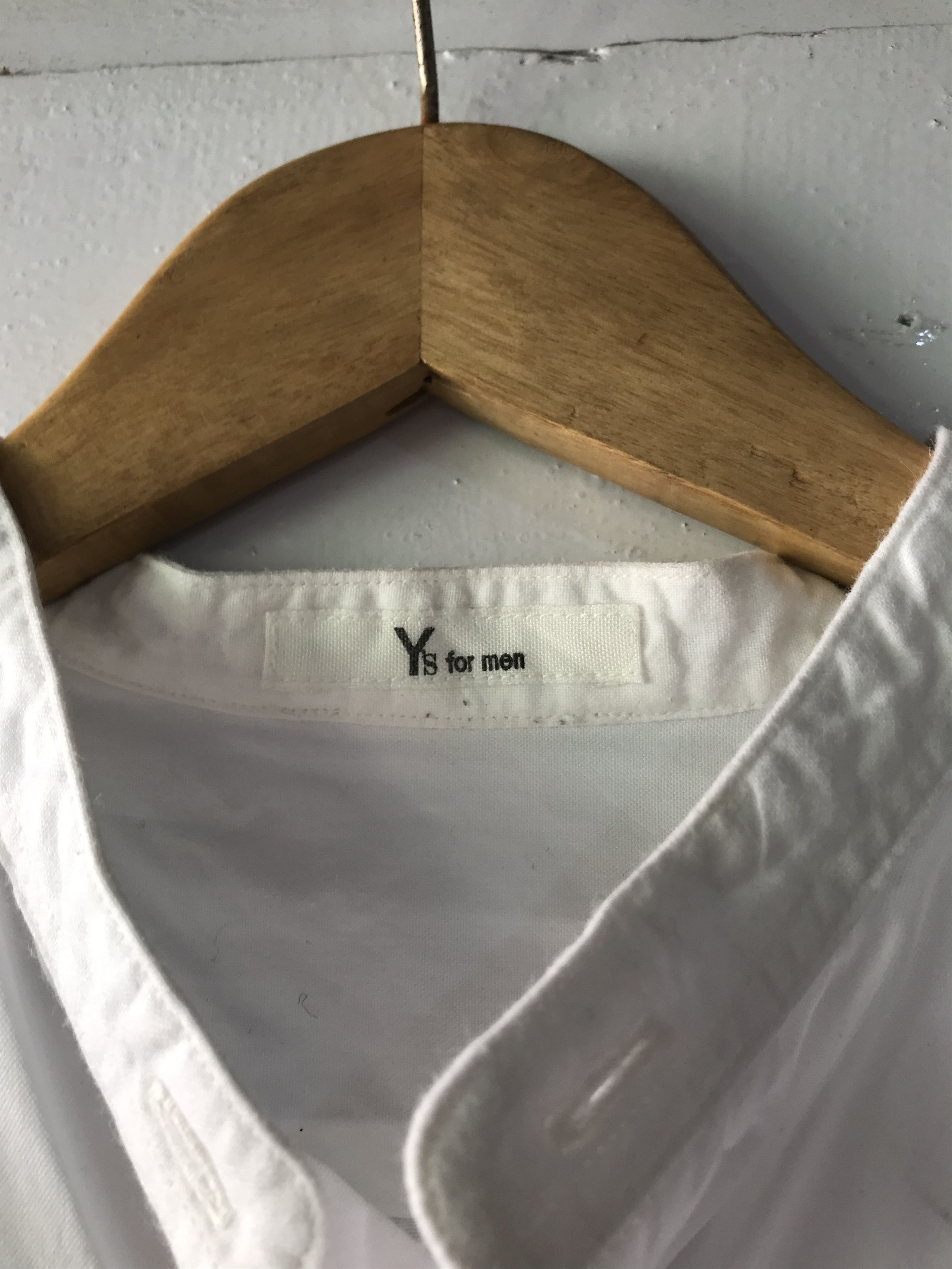 Y's for Men × Yohji Yamamoto Yohji Yamamoto Y's For men White Shanghai shirts Size US XL / EU 56 / 4 - 4 Thumbnail