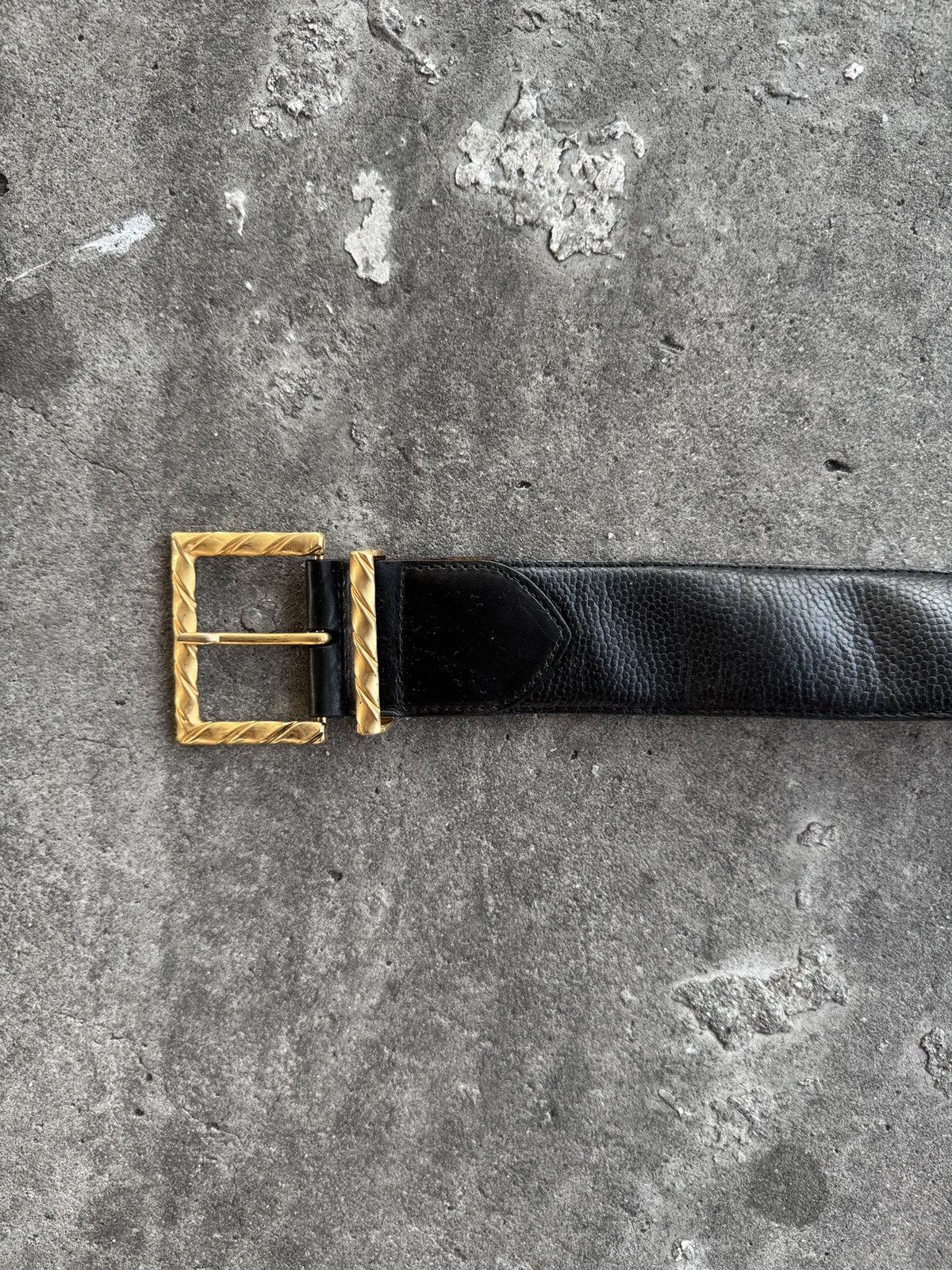 Other Black Wide Ladies Born Leather Belt Size ONE SIZE - 1 Thumbnail