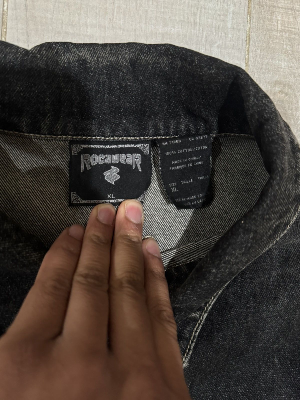 Rocawear ROCAWEAR VINTAGE DENIM JACKET Size US XL / EU 56 / 4 - 4 Thumbnail