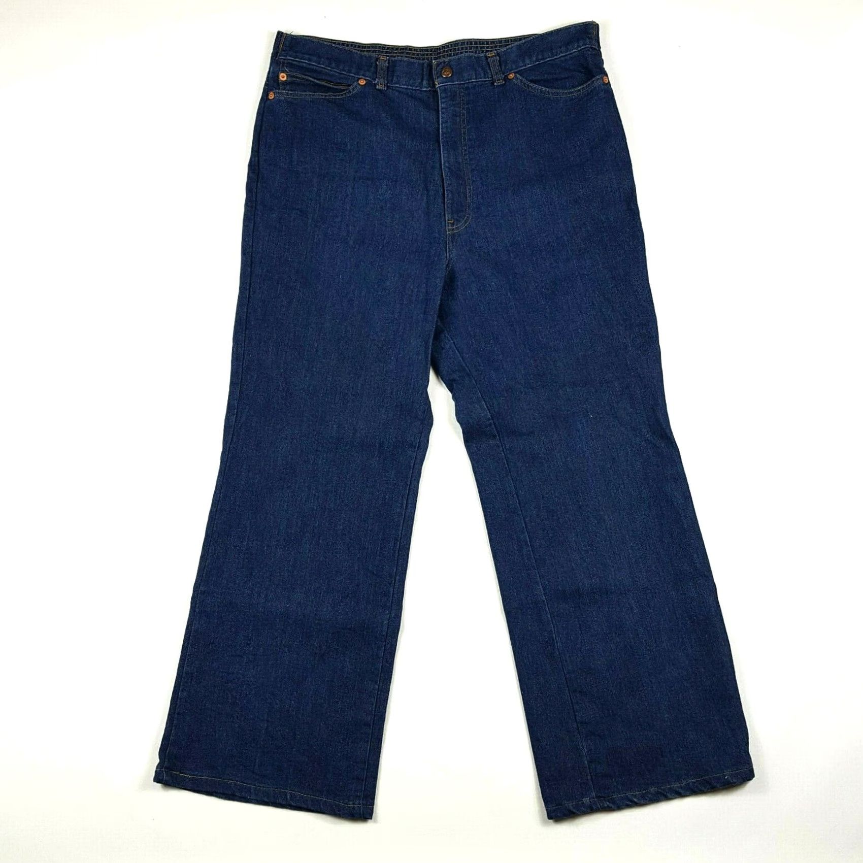 Levi's VINTAGE Levi's Orange Tab High Rise Bootcut Jeans Women 37x29 Denim Blue Size 37 Regular Stretch 80s Retro Casual Women’s Jeans Size 25" / US 0 / IT 36 - 2 Thumbnail