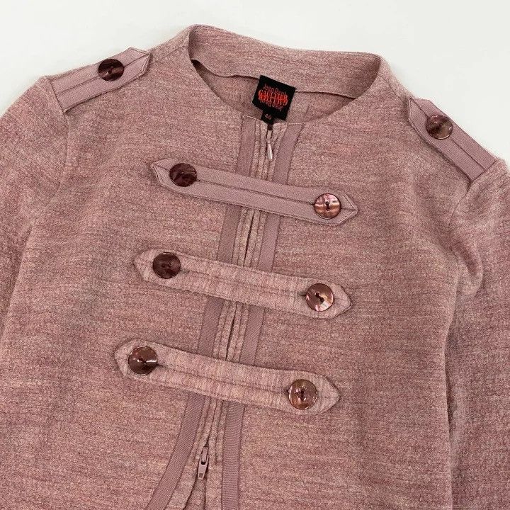 Jean Paul Gaultier Jean paul gaultier Knitted Zipper Napoleon Jacket Size US M / EU 48-50 / 2 - 4 Thumbnail