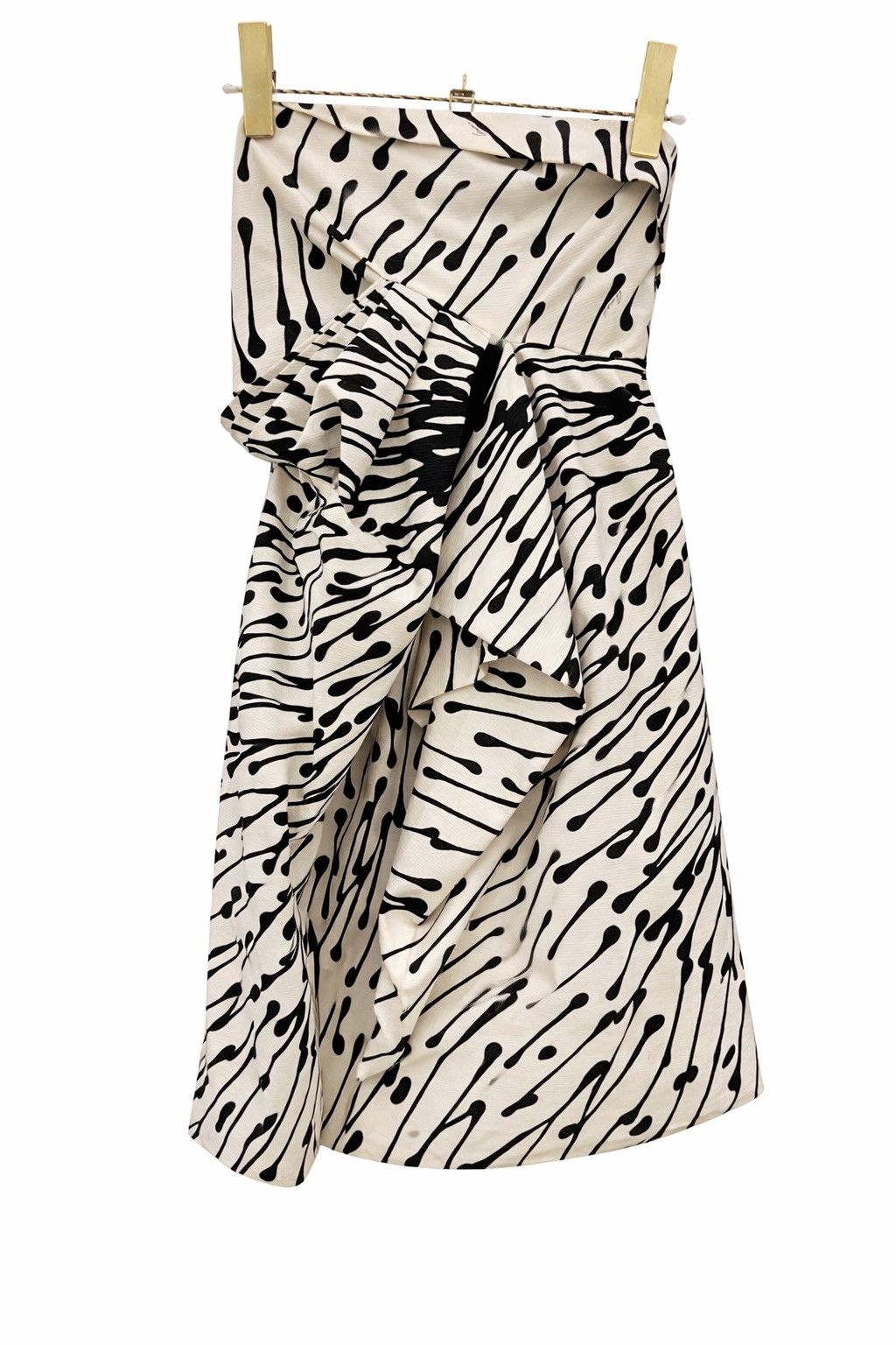 Gucci Gucci Abstract Brushstroke Print Strapless Dress Size XS / US 0-2 / IT 36-38 - 6 Thumbnail