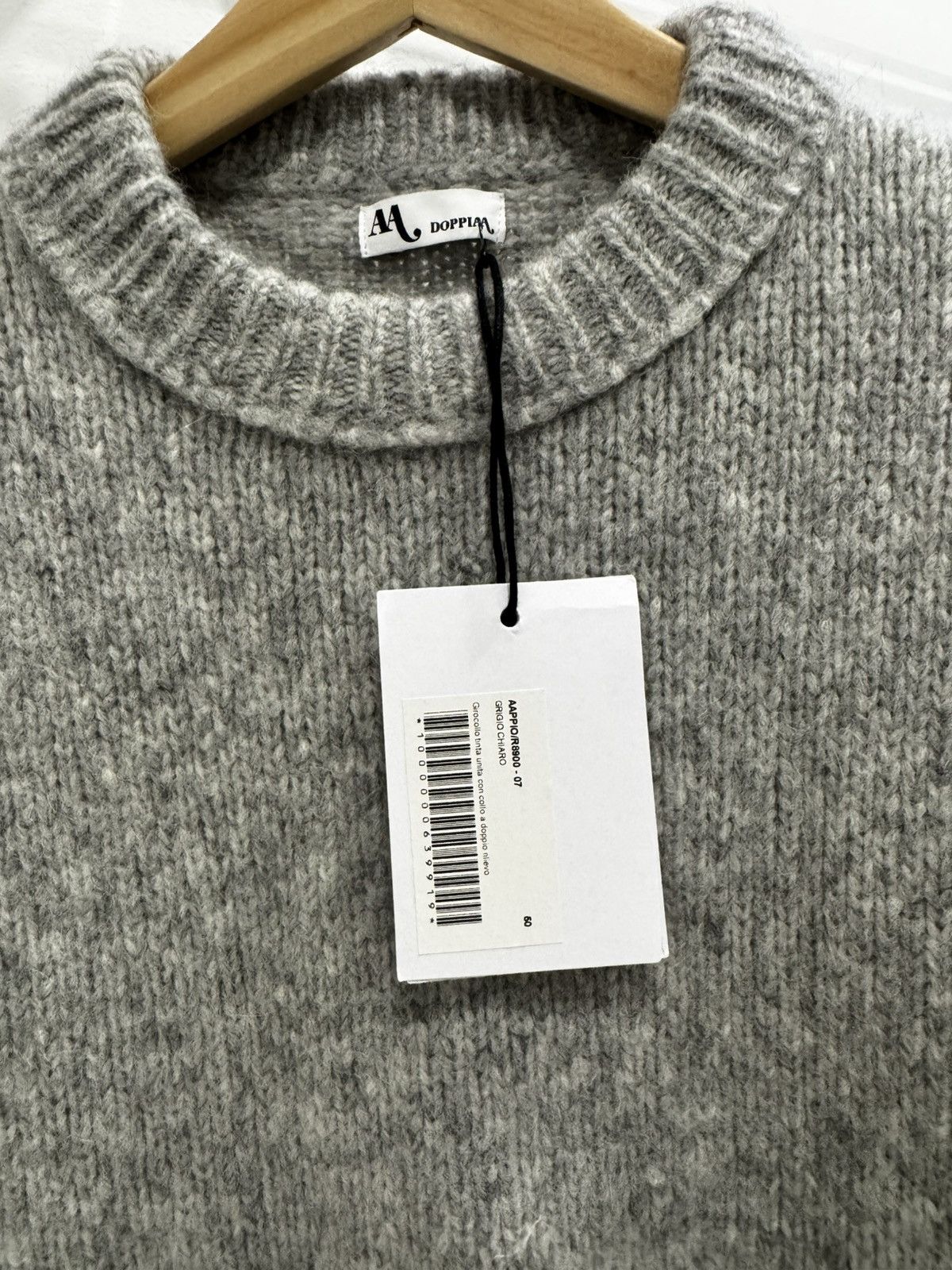 Doppiaa Doppiaa Aappio Alpaca Blend Crew Sweater - Size 50 Size US M / EU 48-50 / 2 - 2 Thumbnail