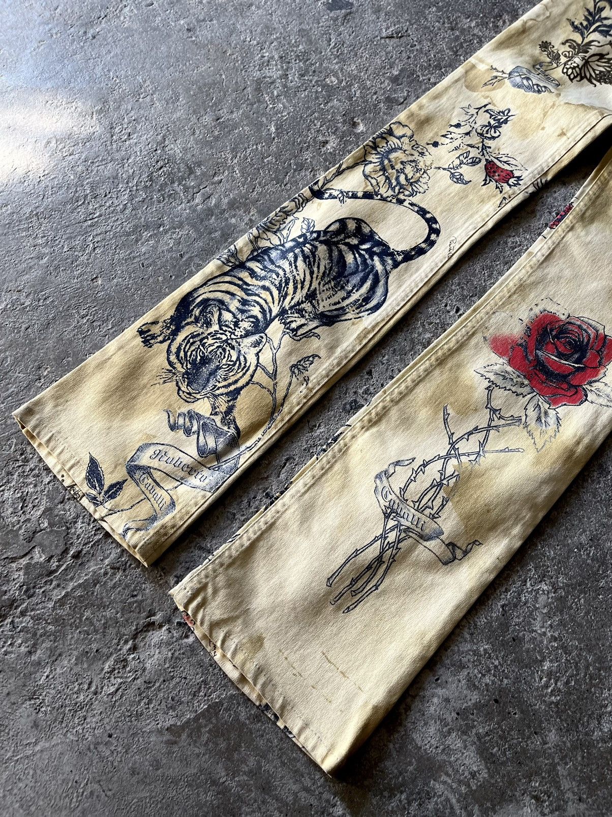 Roberto Cavalli Archive Roberto Cavalli - S/S 2003 - Tattoo Jeans Size 25" / US 0 / IT 36 - 4 Thumbnail