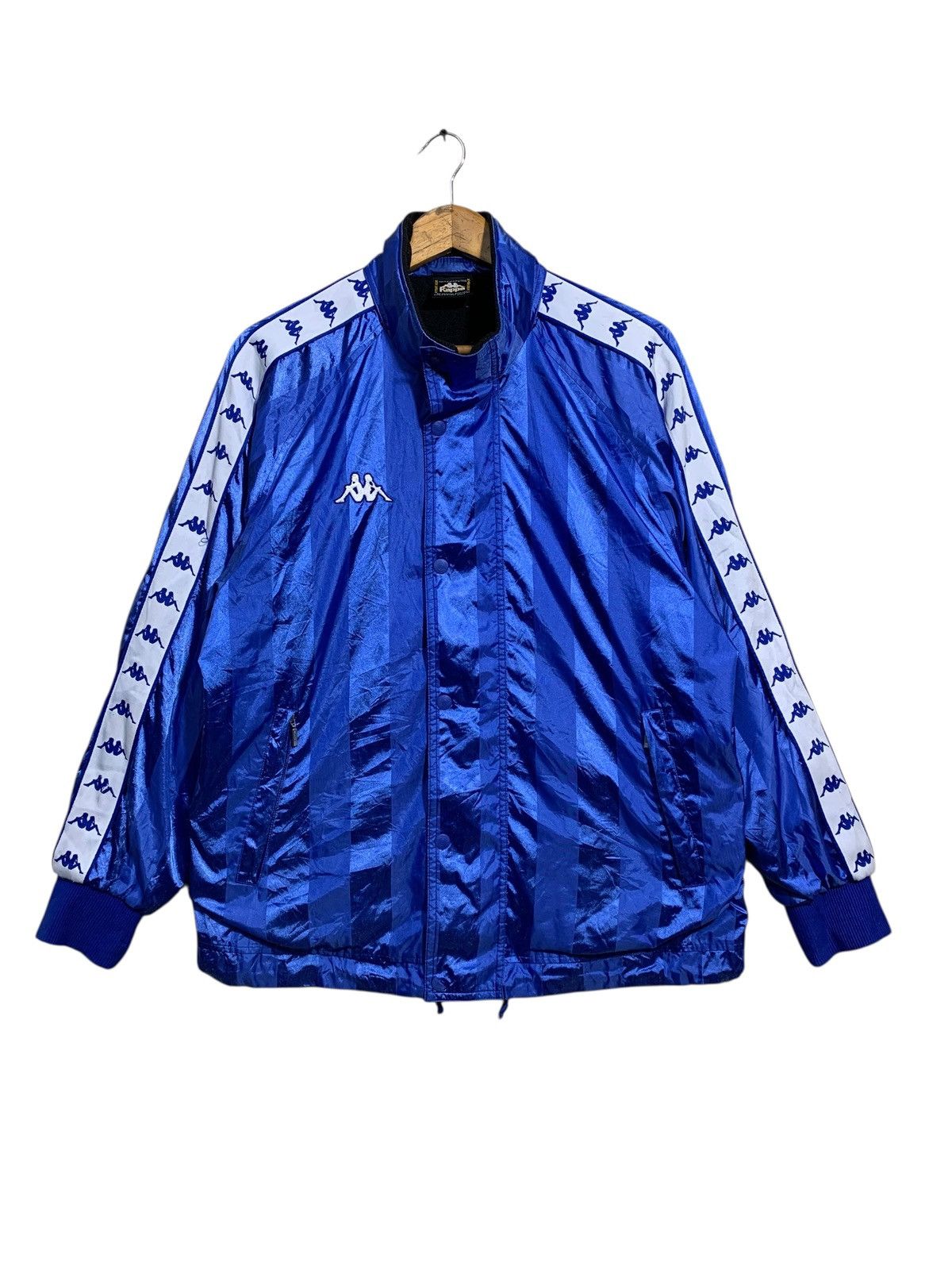 Kappa 🔥VTG KAPPA SIDETAPE BLUE TRACKTOP Size US M / EU 48-50 / 2 - 1 Thumbnail