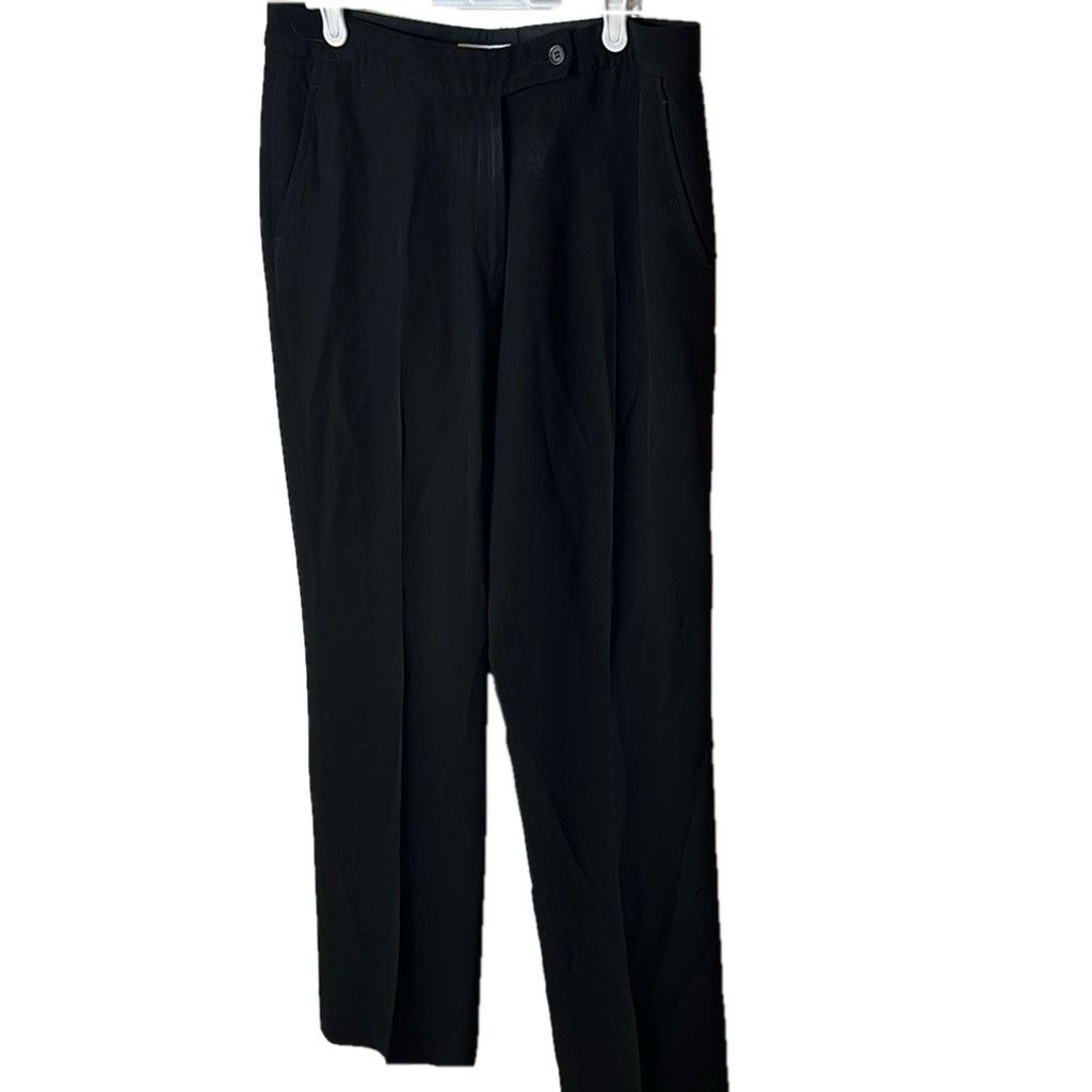 Michael Kors Vintage Michael Kors Black Dress Pants rayon acetate size 10 Size 32" / US 10 / IT 46 - 1 Thumbnail