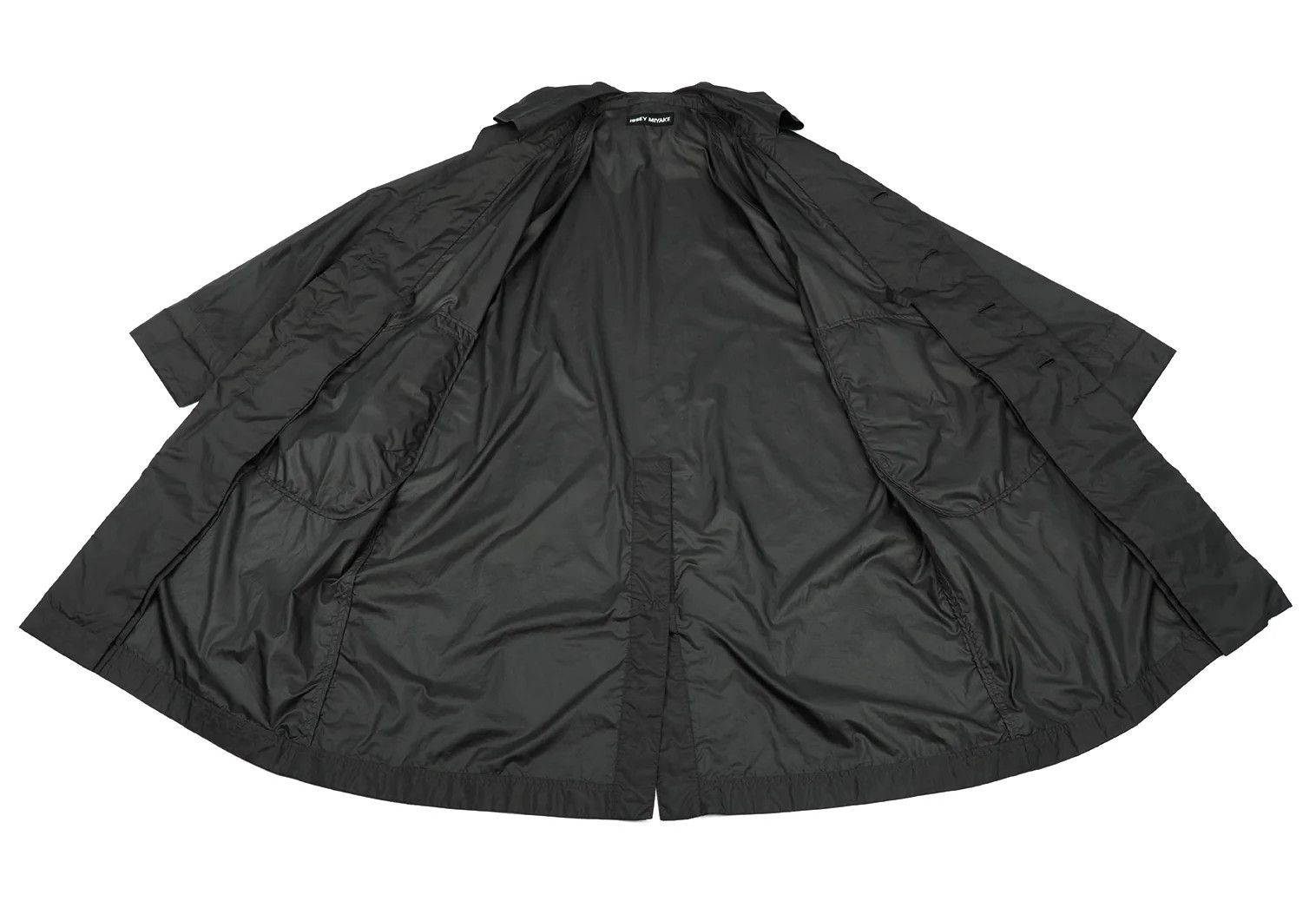 Issey Miyake Hooded Removable Design Polyester Coat in Gray Size US M / EU 48-50 / 2 - 13 Thumbnail