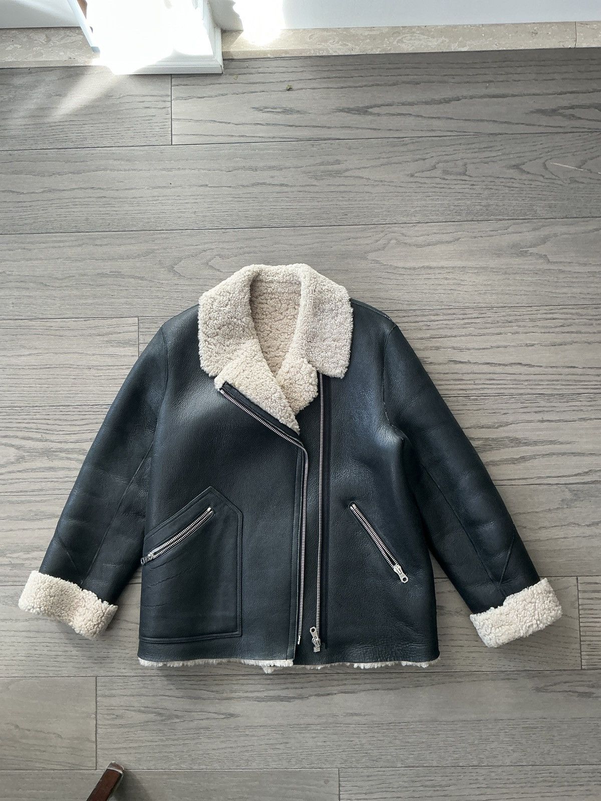 Sandro Sandro Leather Dufflecoat Size XS / US 0-2 / IT 36-38 - 1 Thumbnail